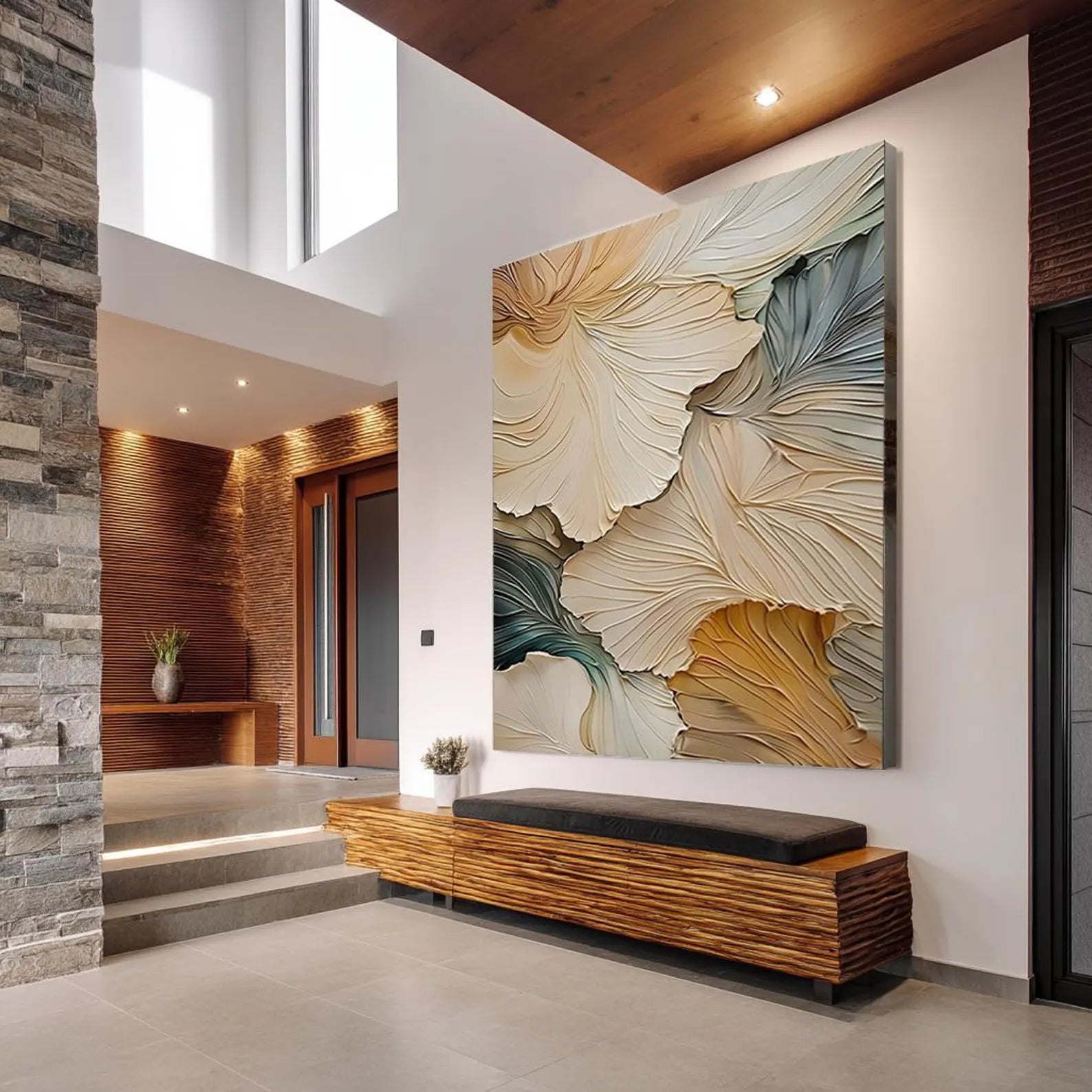 Textured Floral Art | Timeless Grace