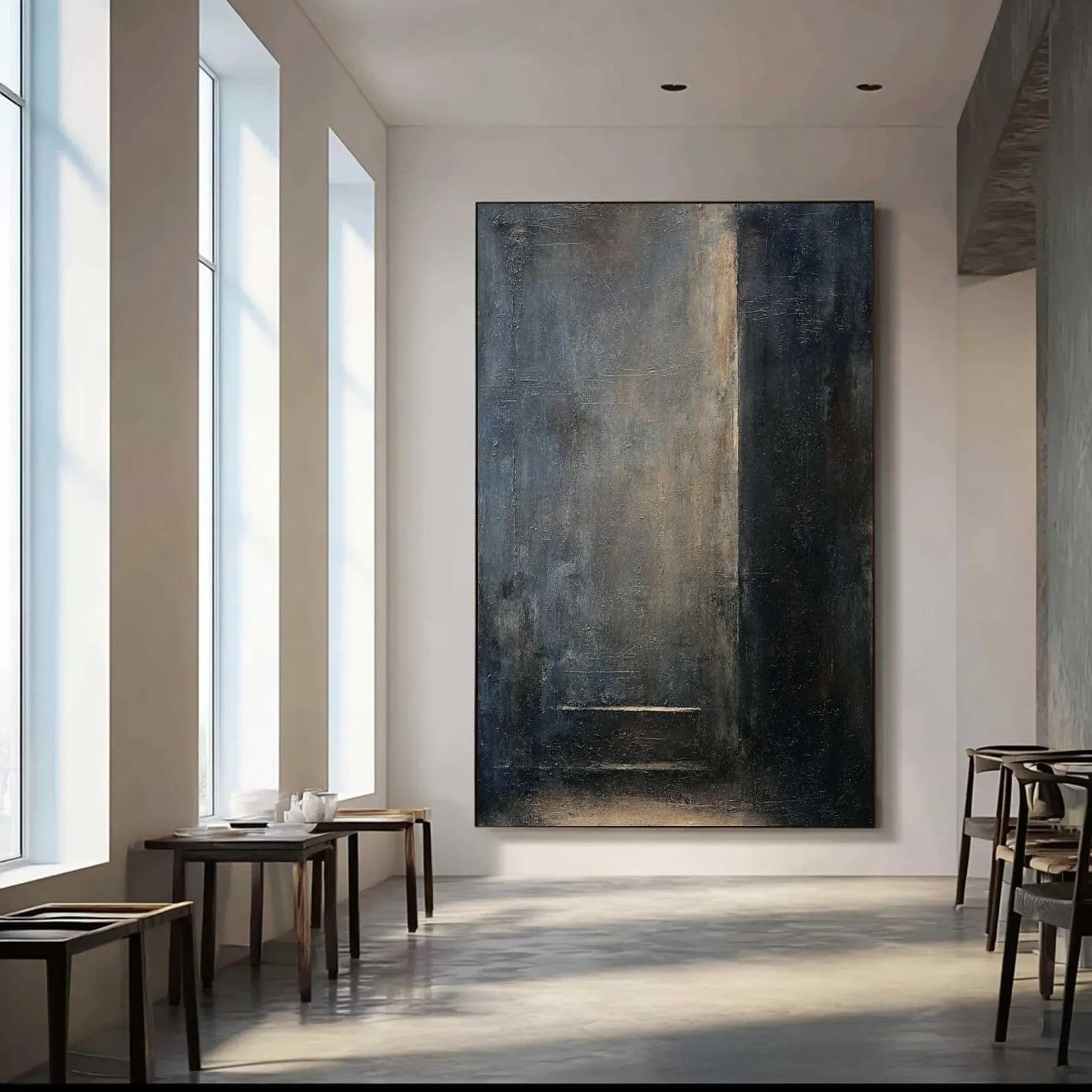 Textured Abstract Art | Moody Elegance