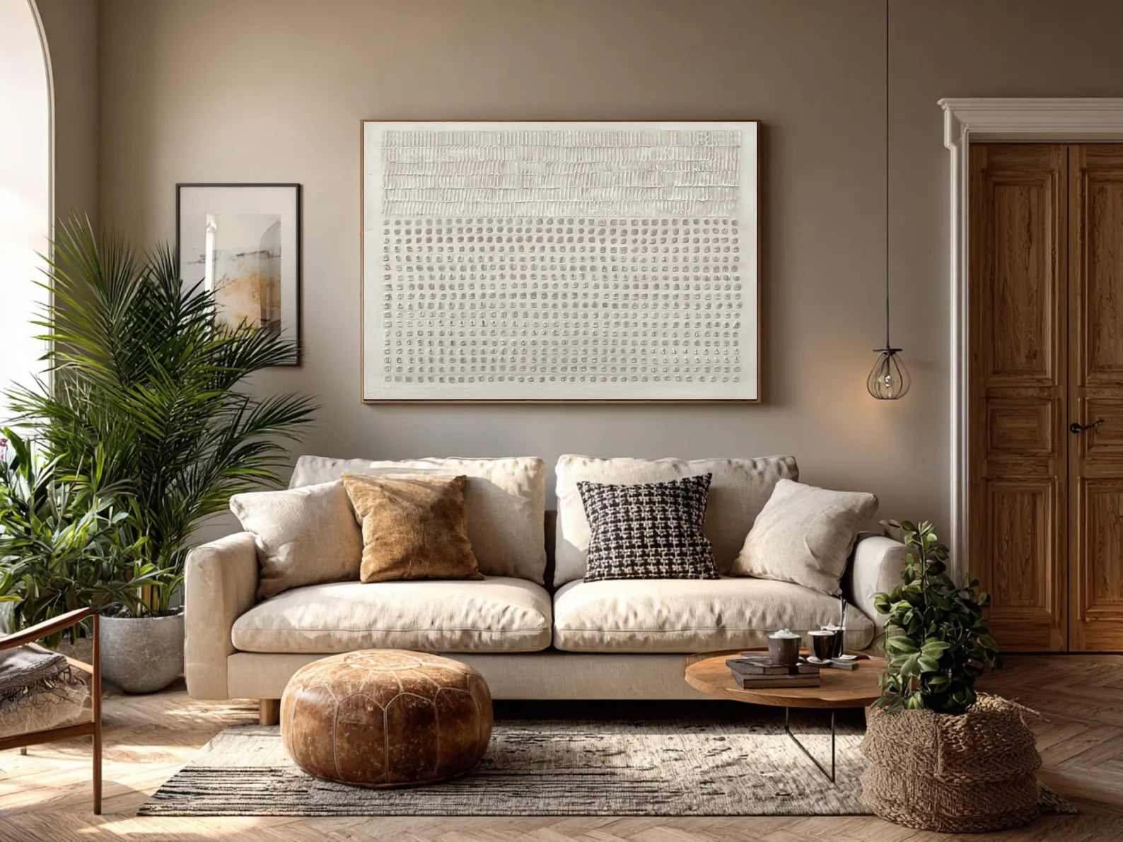 Textured Linear & Dot Art | Elevated Tranquility