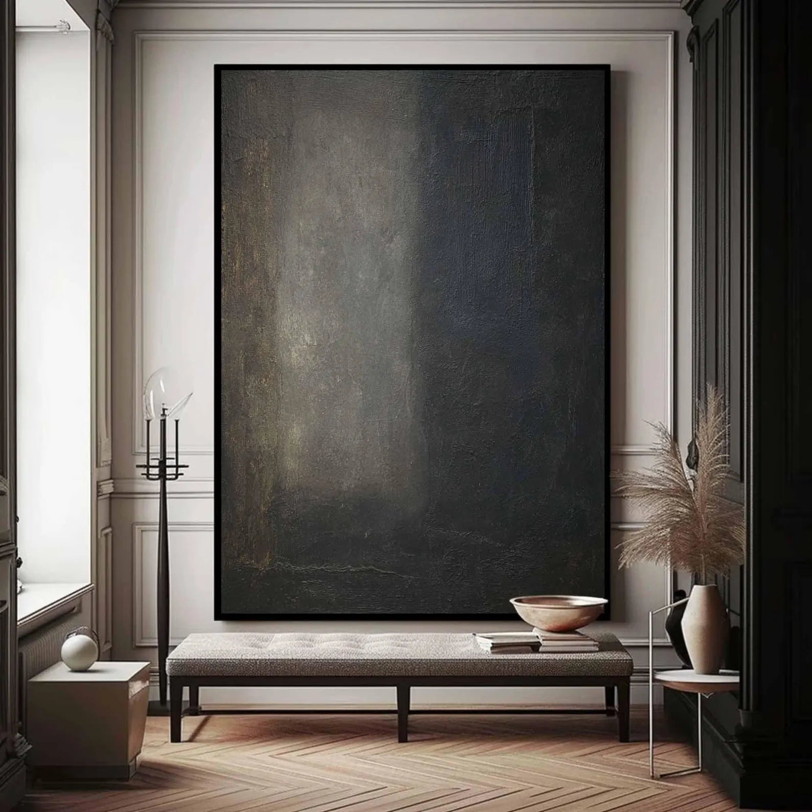Abstract Luxe Art | Dark Opulence