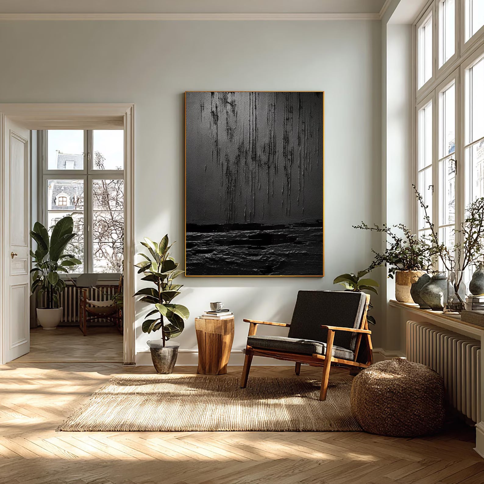 Textured Dark Majesty | Black Flow