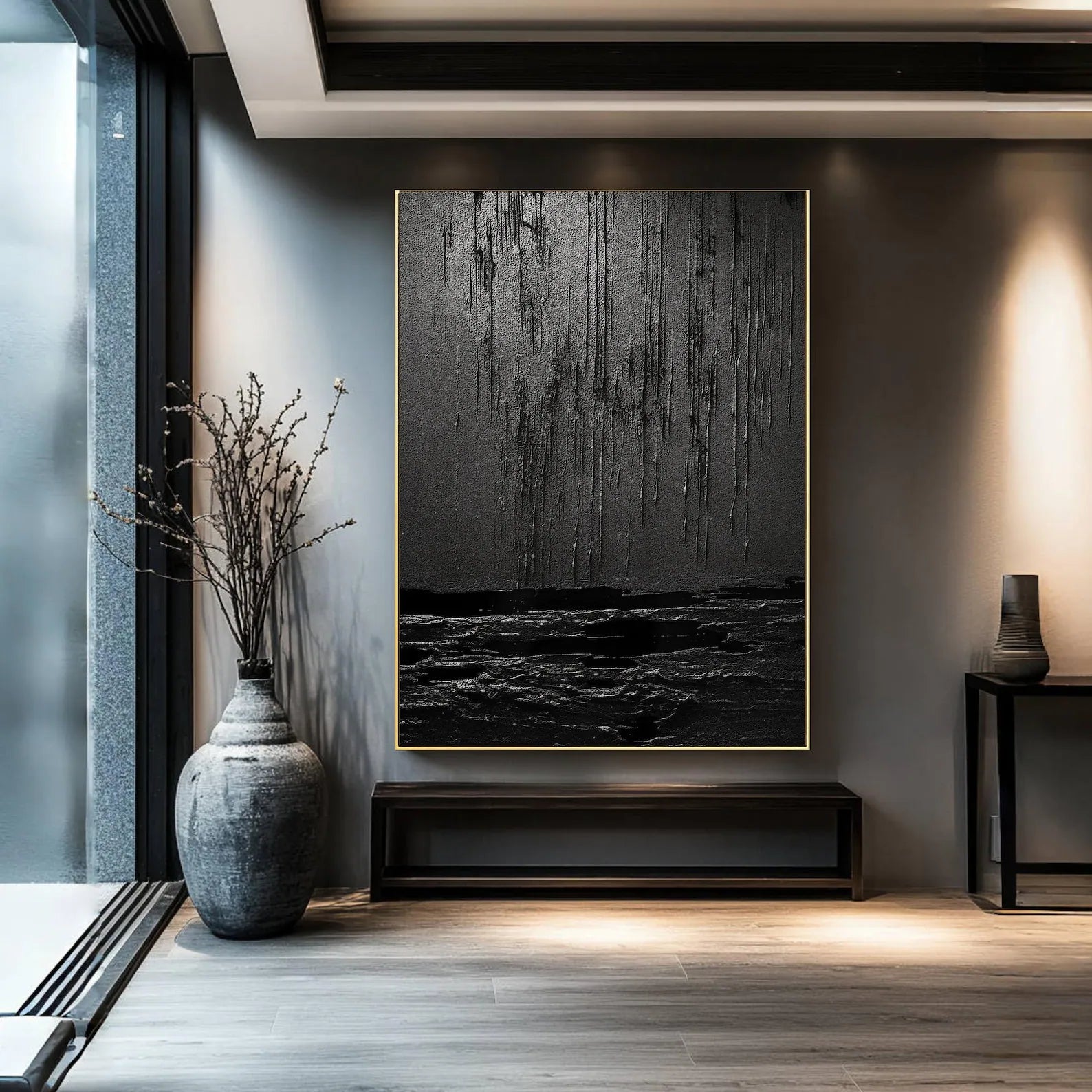 Textured Dark Majesty | Black Flow