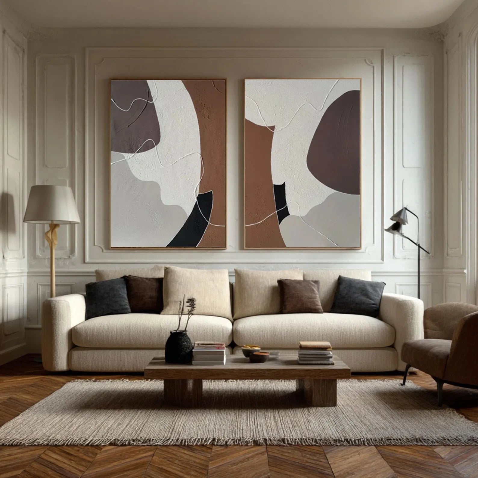 Organic Abstract Forms | Earth Tones