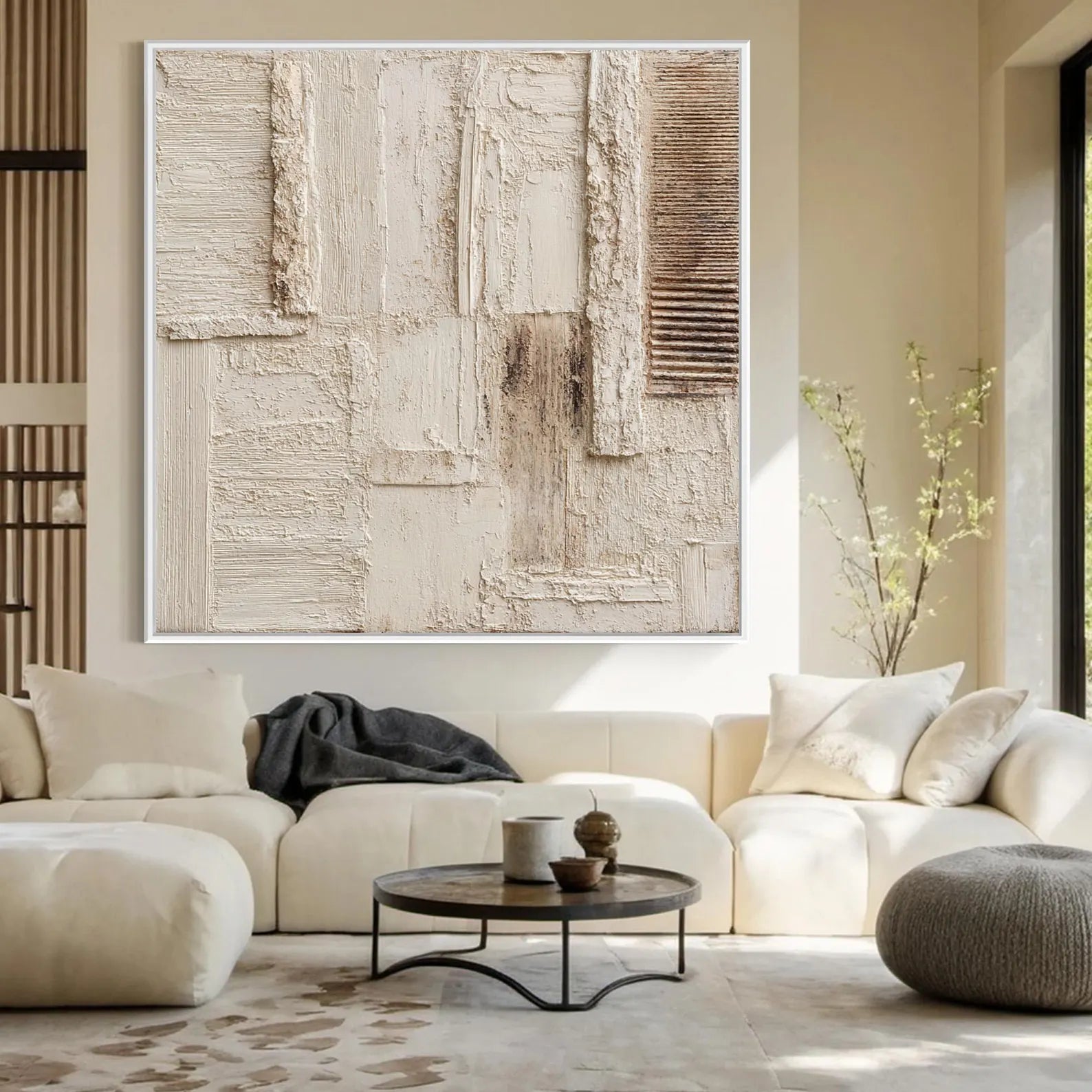 Warm-Tone Textured Art | Sophisticated Calm