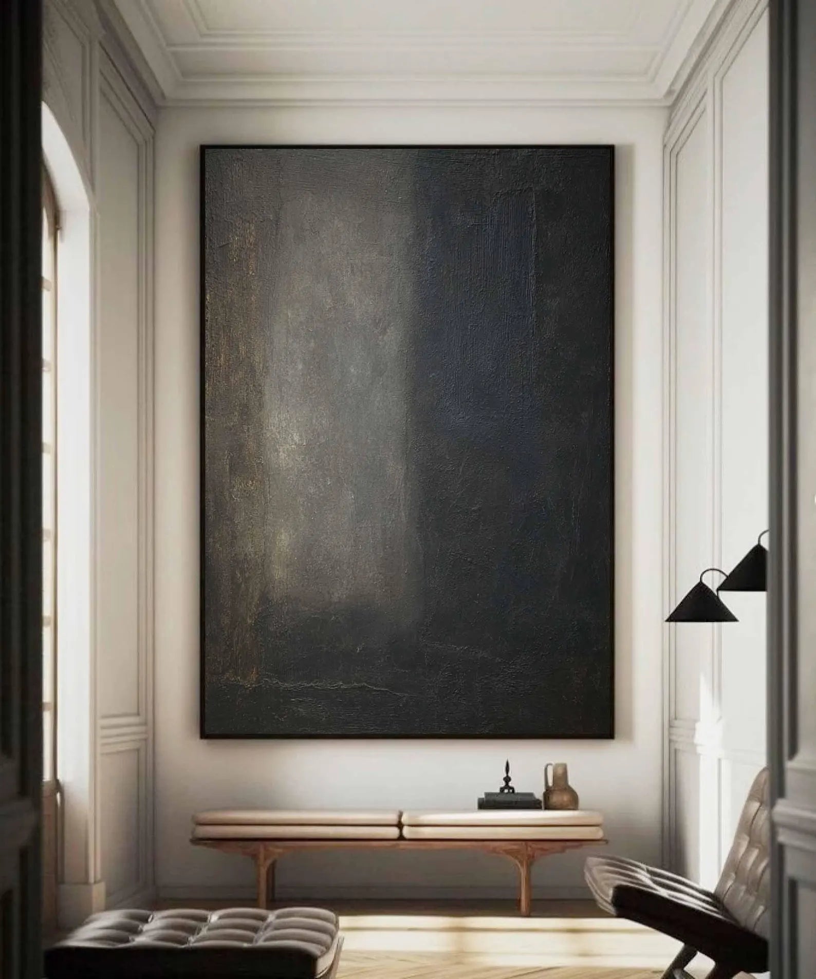 Abstract Luxe Art | Dark Opulence
