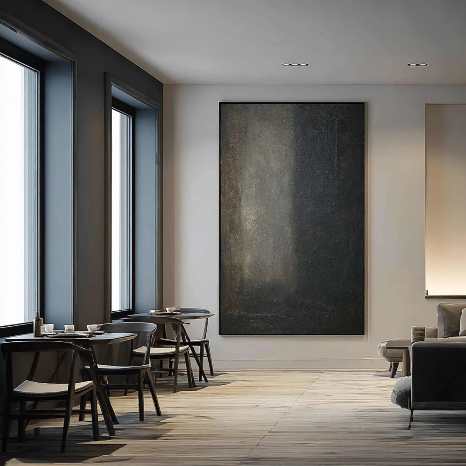 Abstract Luxe Art | Dark Opulence