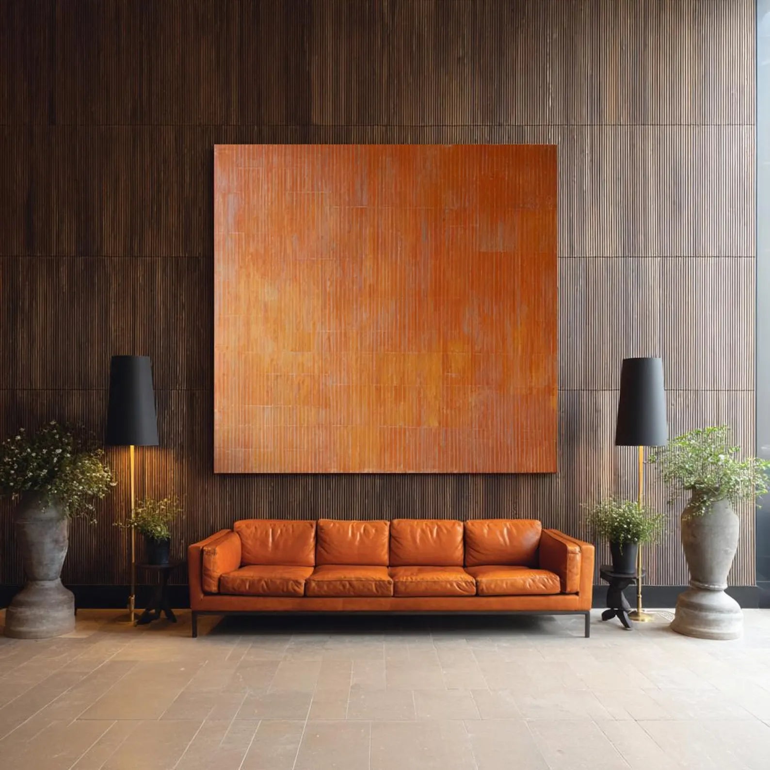 Textured Terracotta Art | Refined Serenity