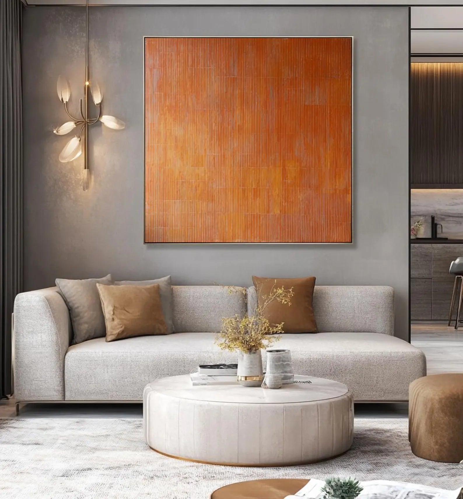 Textured Terracotta Art | Refined Serenity
