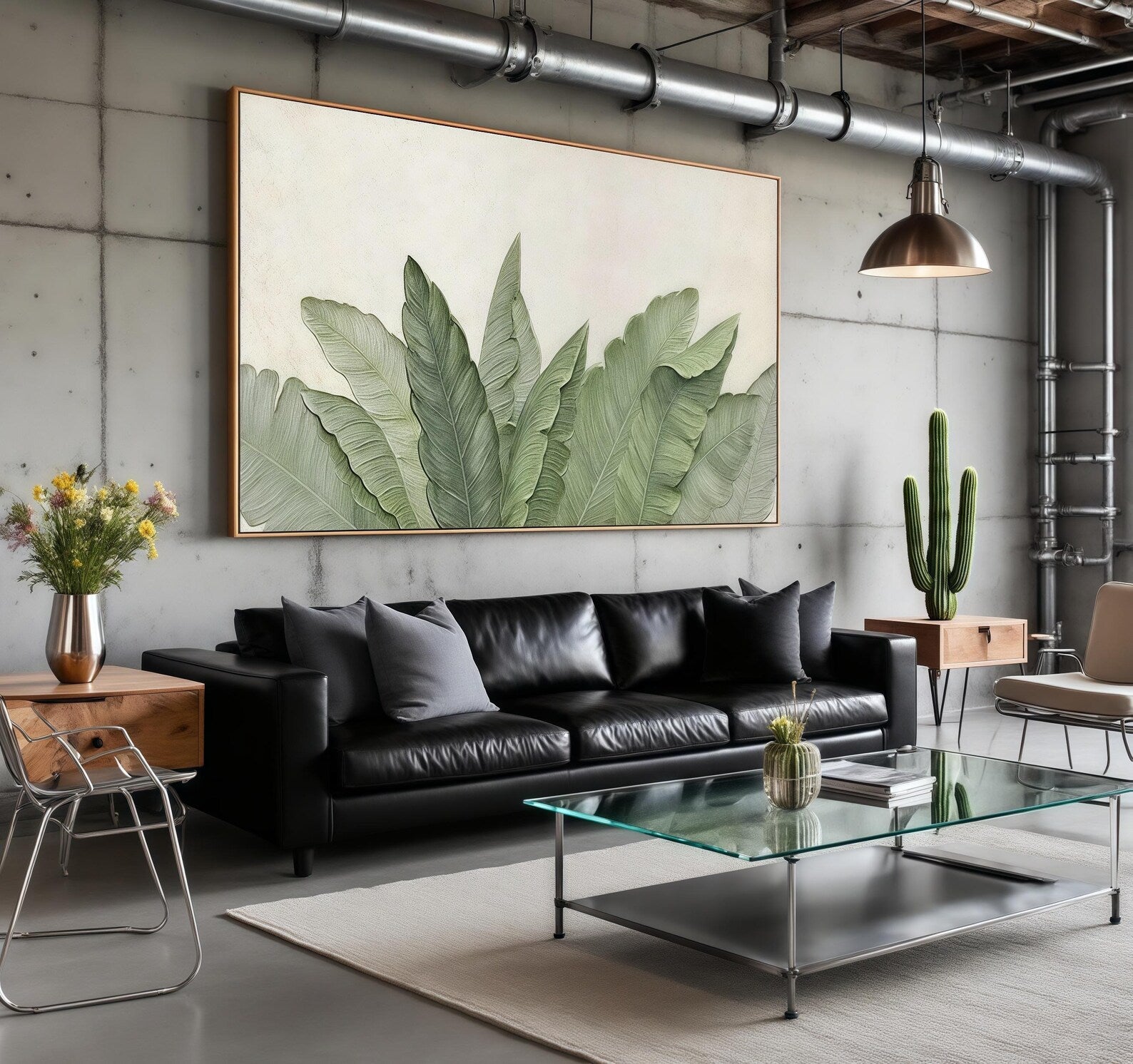 Textured Musa Opulence | Virid Fronds