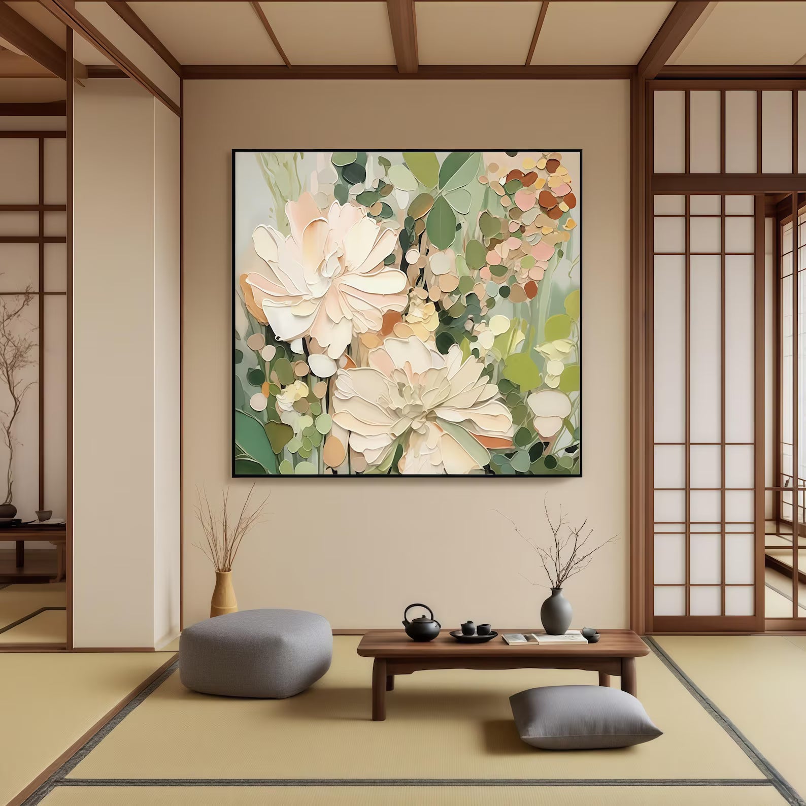 Textured Pastel Opulence | Blush Blooms