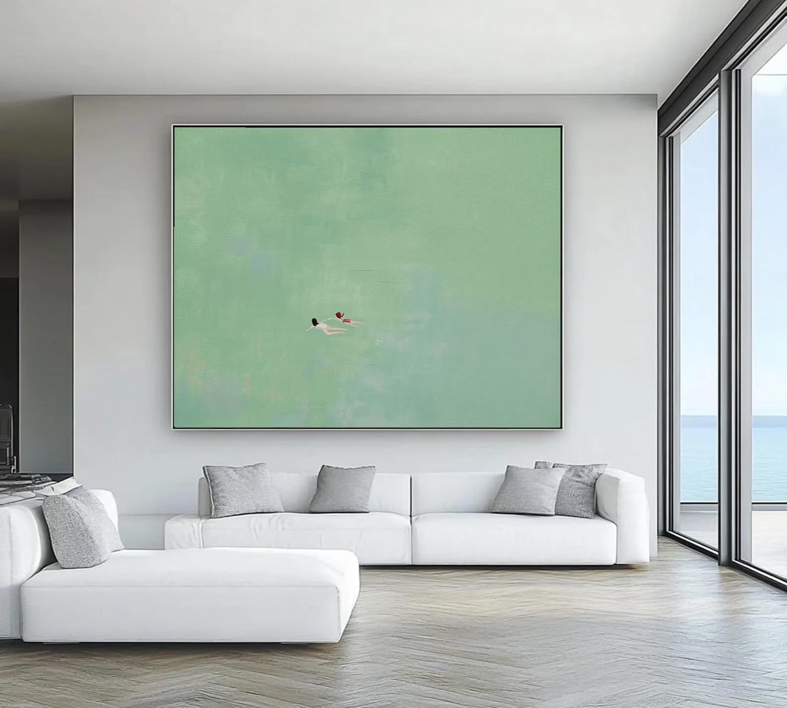 Figurative Swimming Art | Fresh Calm