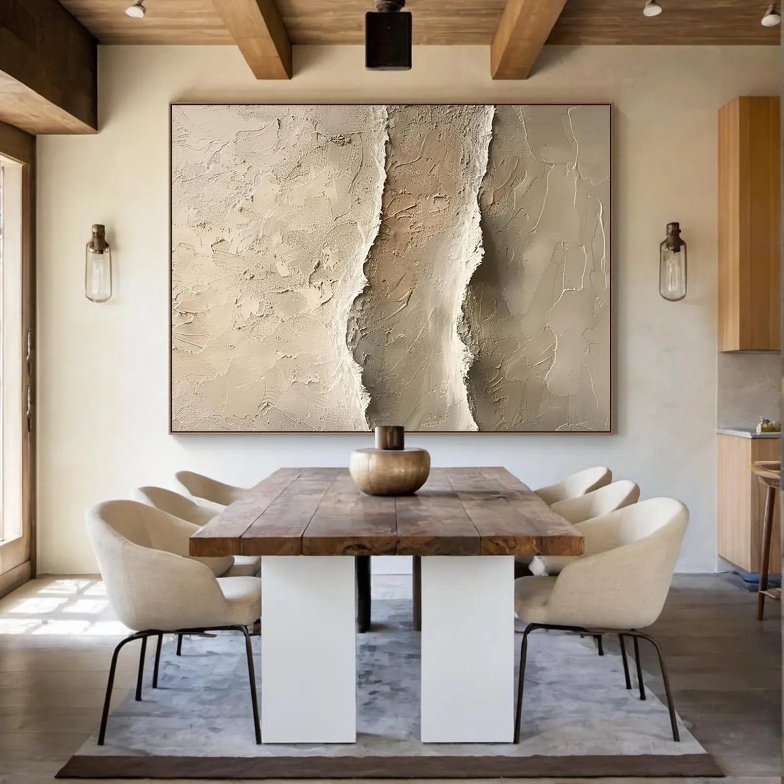 Textured Earthy Layers Art | Subtle Grandeur