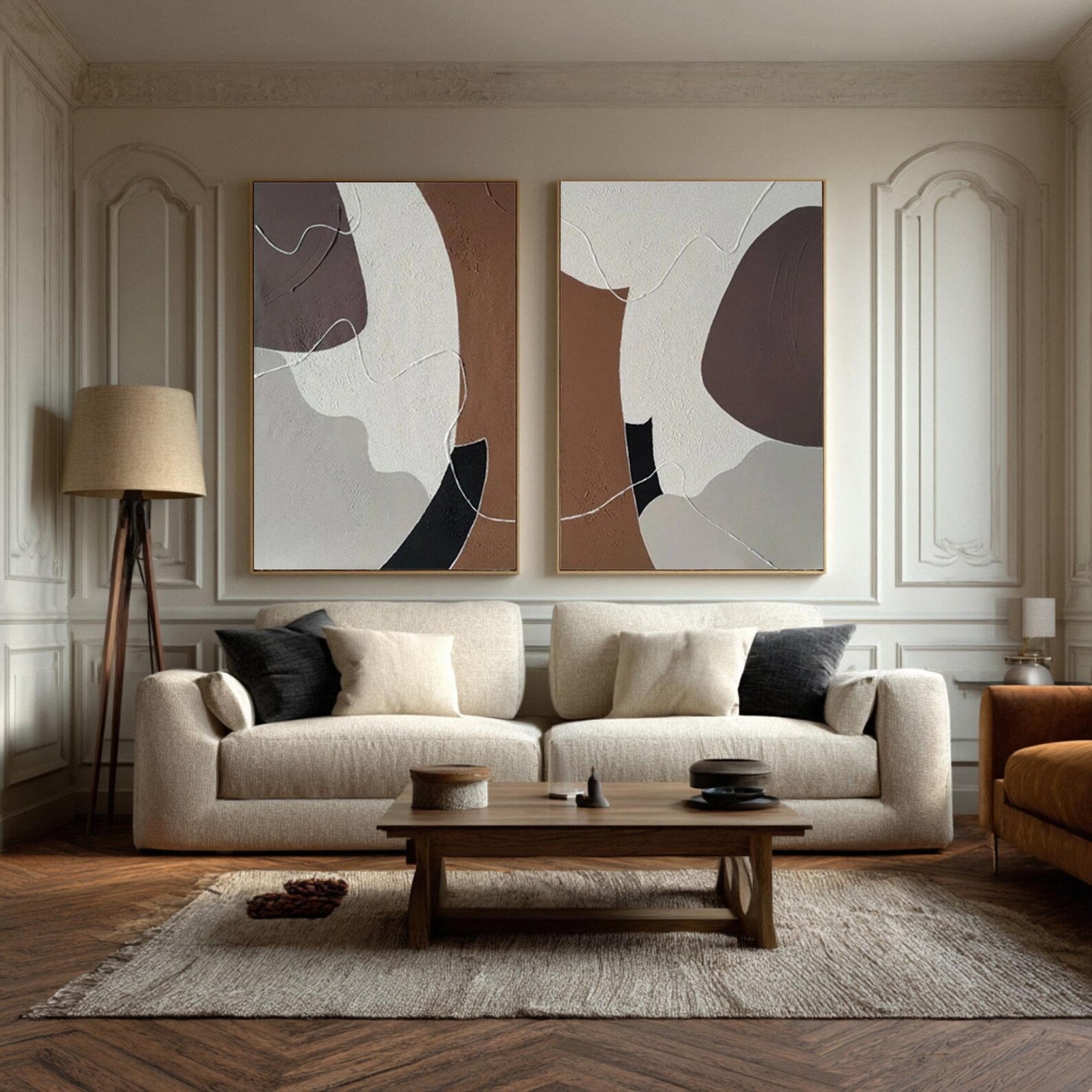Organic Abstract Forms | Earth Tones