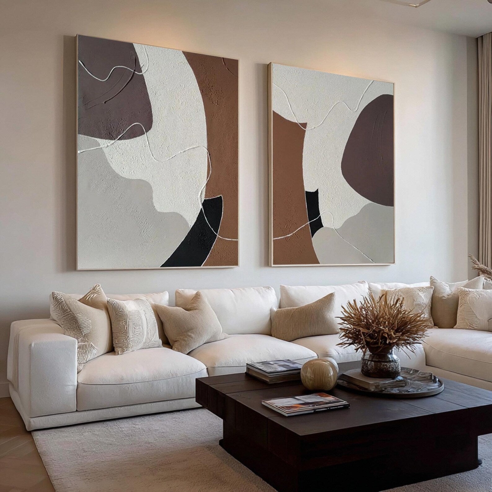 Organic Abstract Forms | Earth Tones