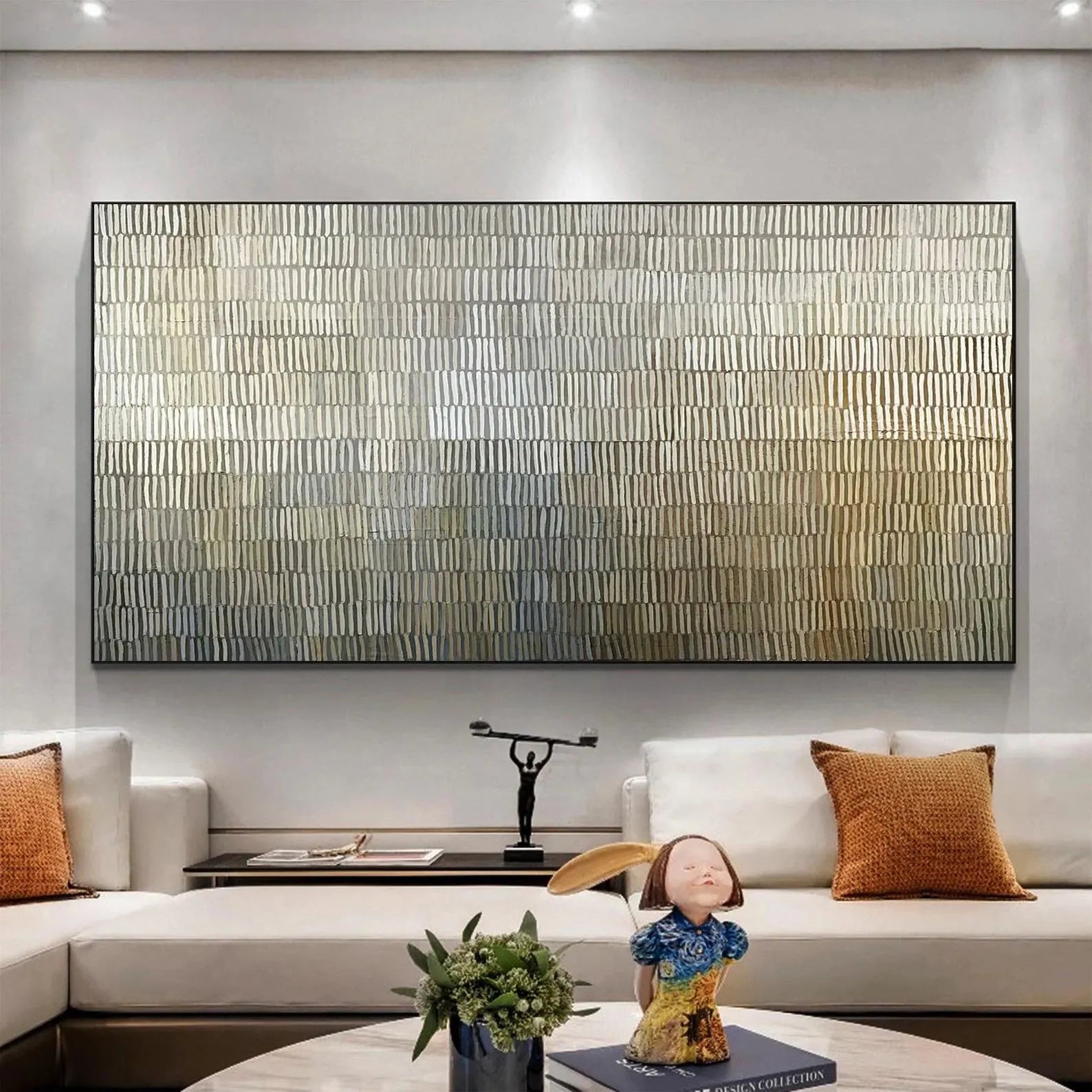 Textured Linear Art | Modern Tranquility