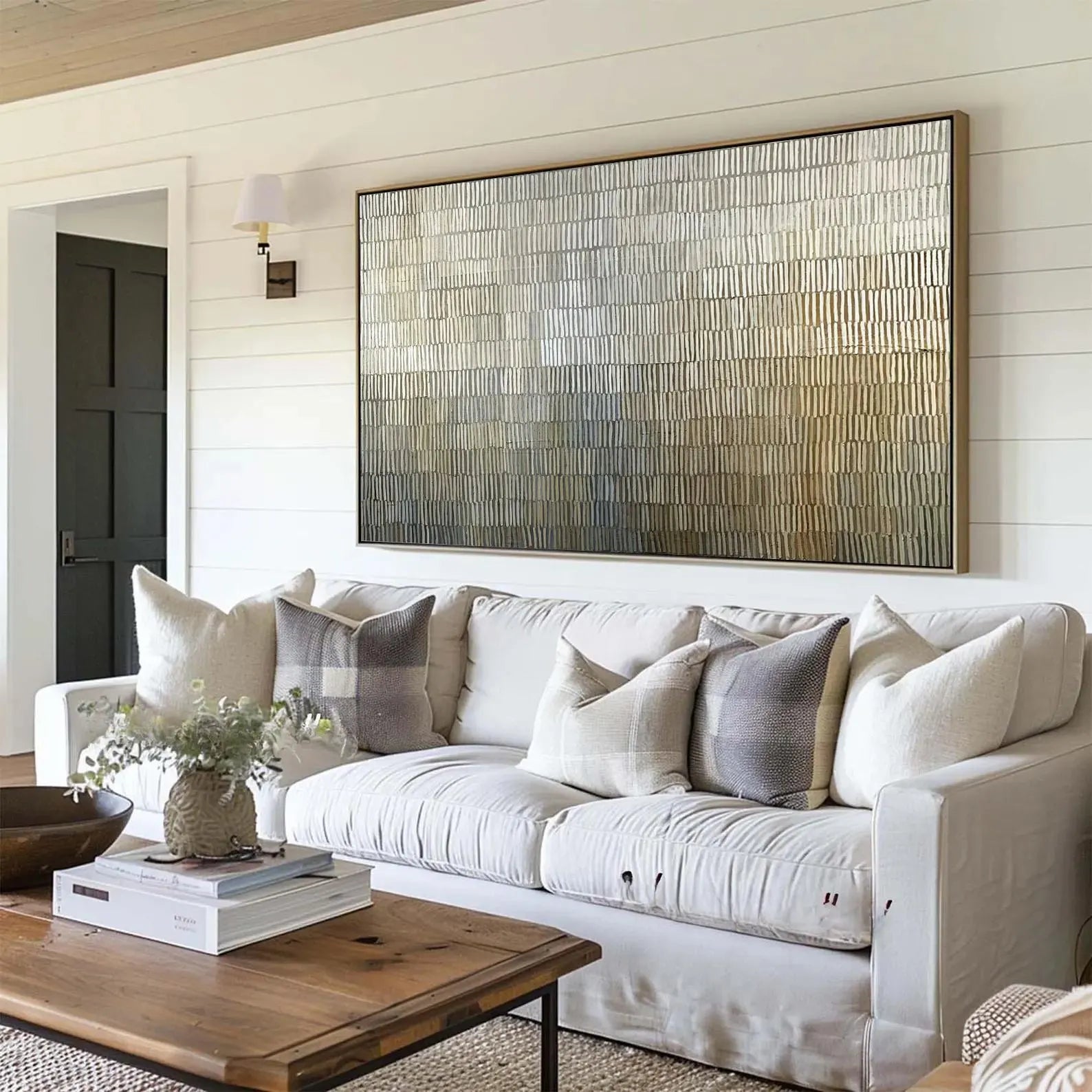 Textured Linear Art | Modern Tranquility