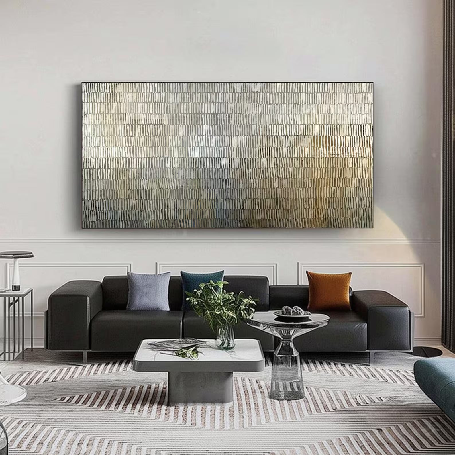Textured Linear Art | Modern Tranquility