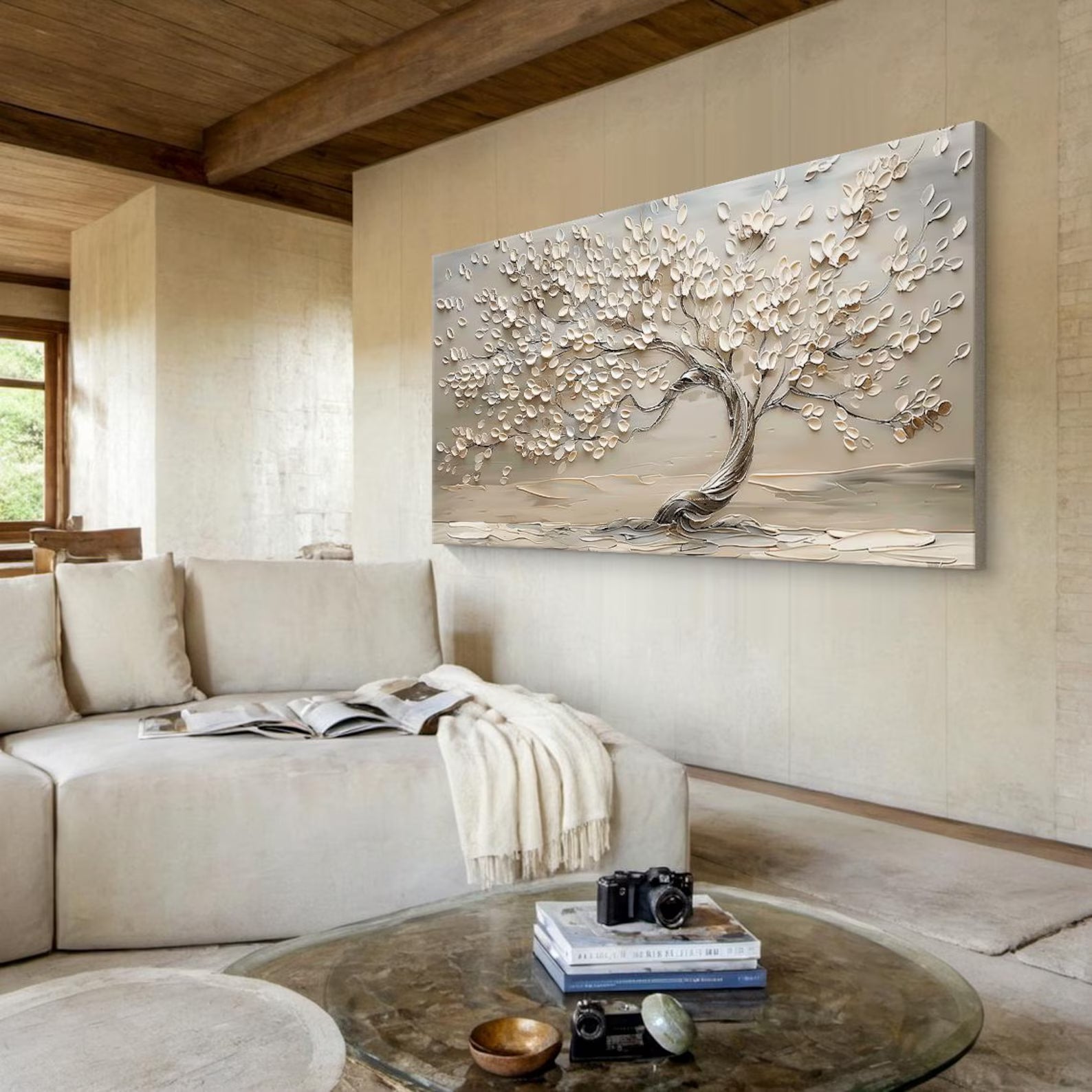 Textured Arbor Art | Tranquil Grace