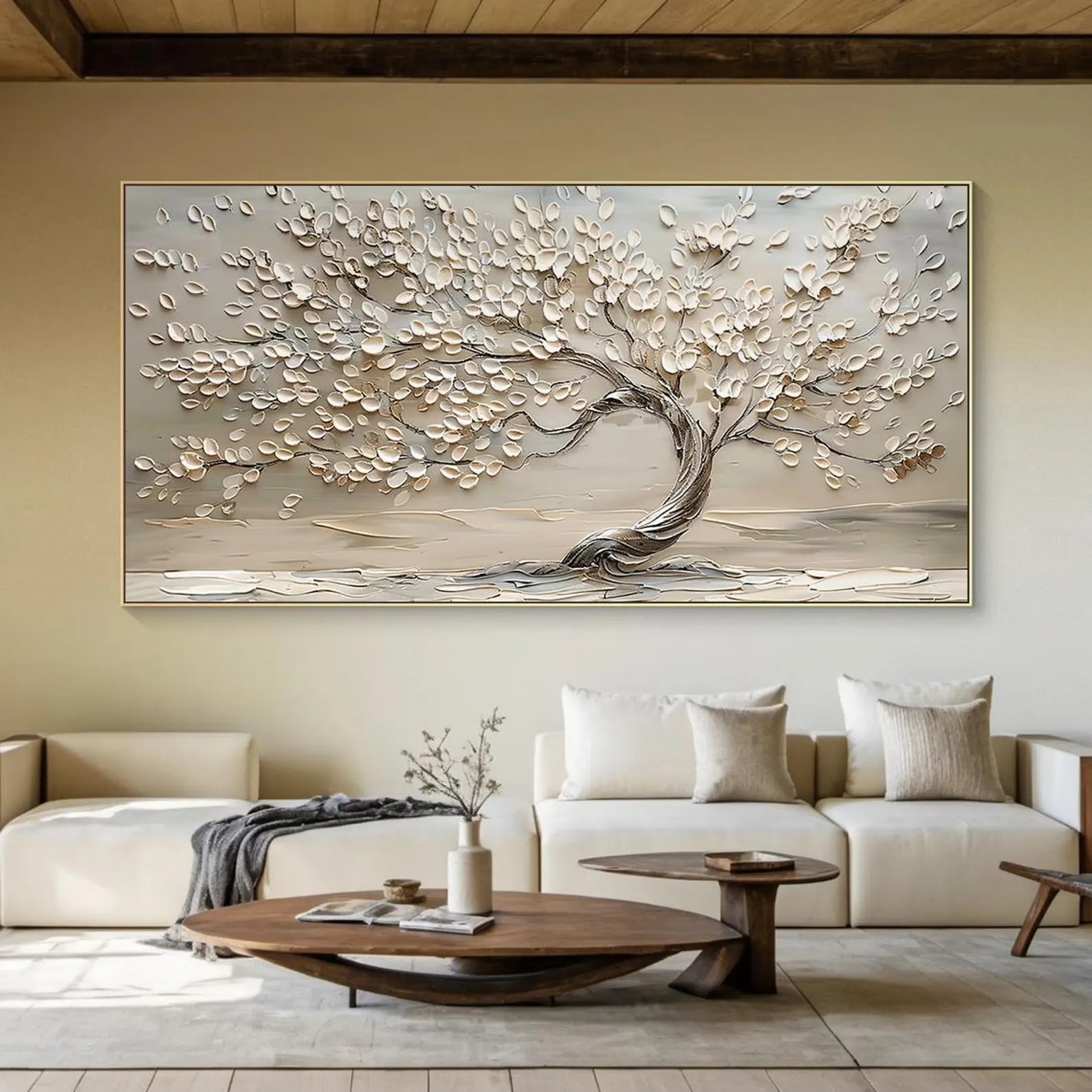 Textured Arbor Art | Tranquil Grace