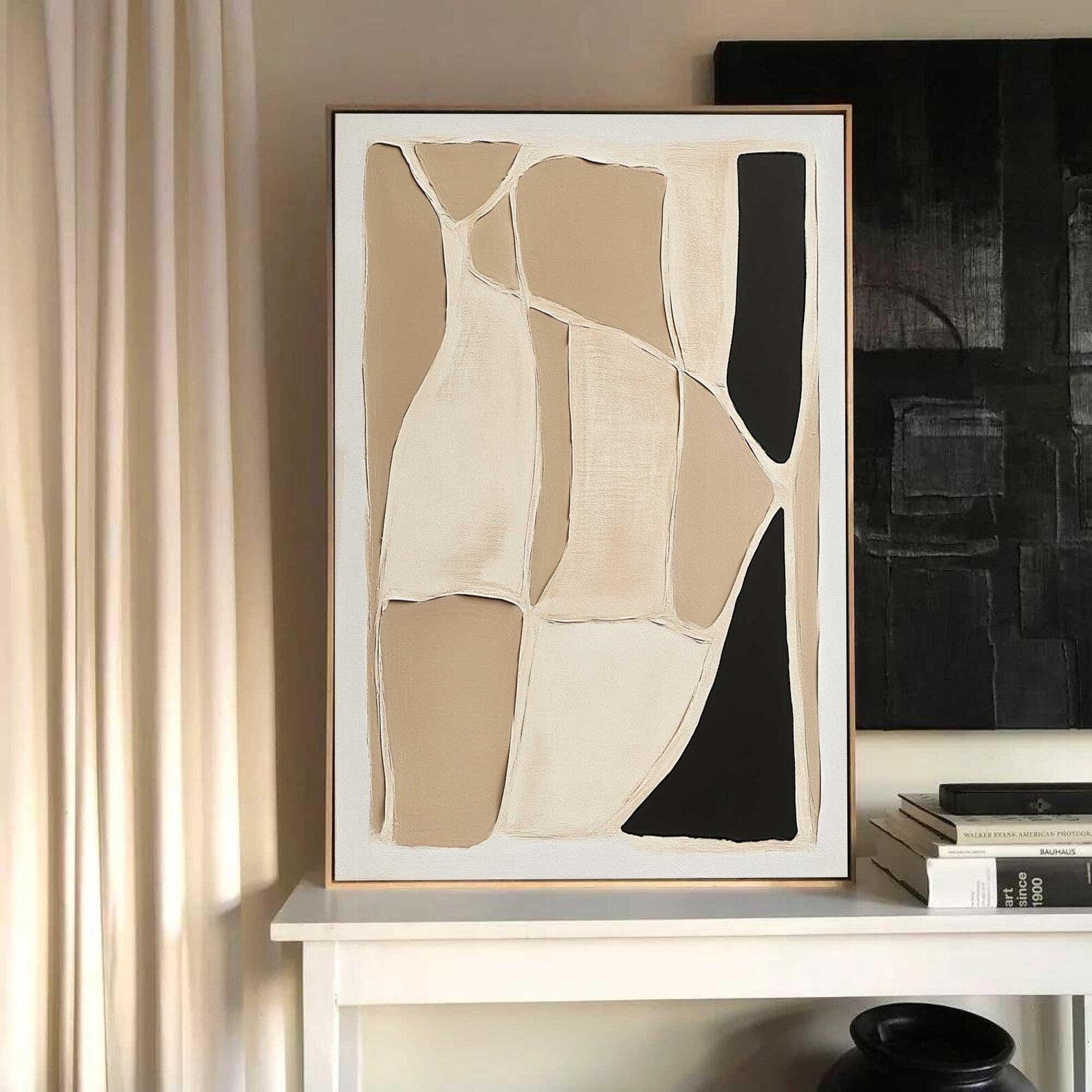 Textured Geometric Abstract | Refined Luxe