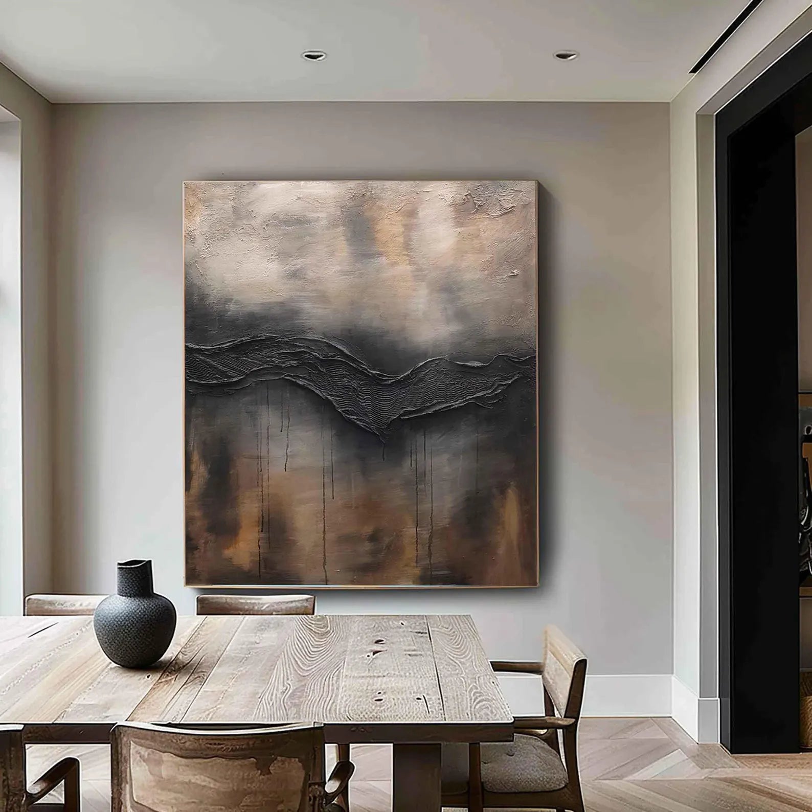 Textured Gray Brown | Opulent Depth