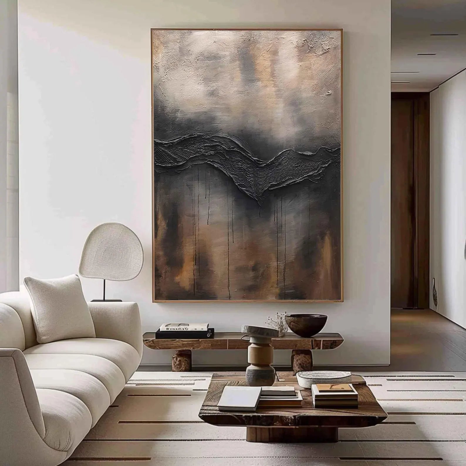 Textured Gray Brown | Opulent Depth