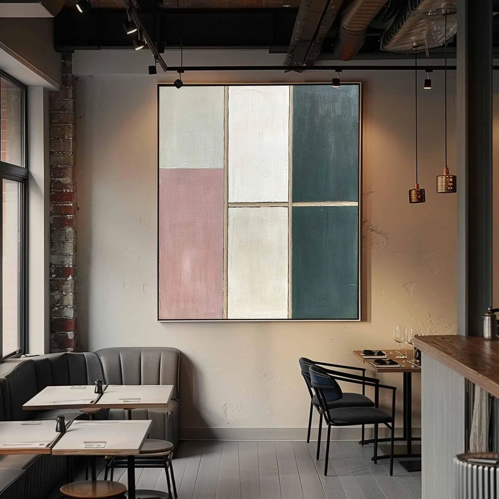 Textured Color Block Abstract | Chic Luxe