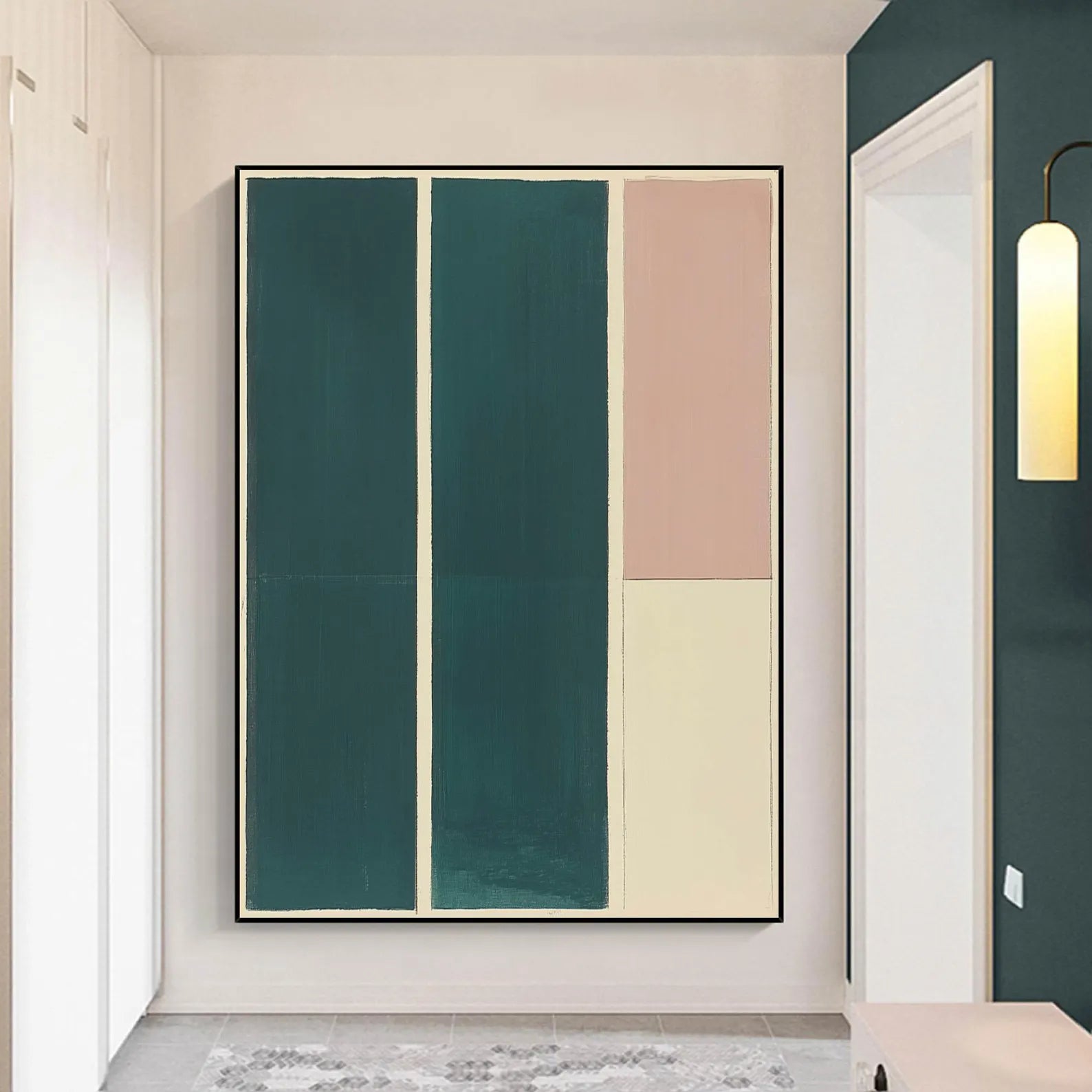 Textured Color Block Abstract | Modern Luxe