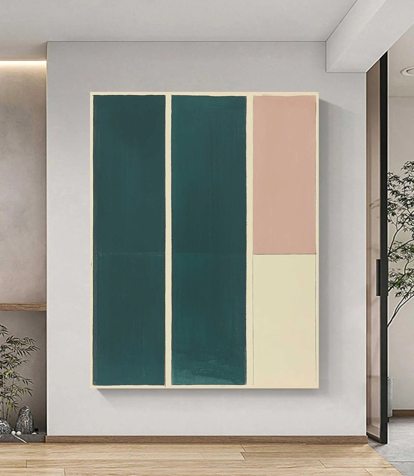 Textured Color Block Abstract | Modern Luxe
