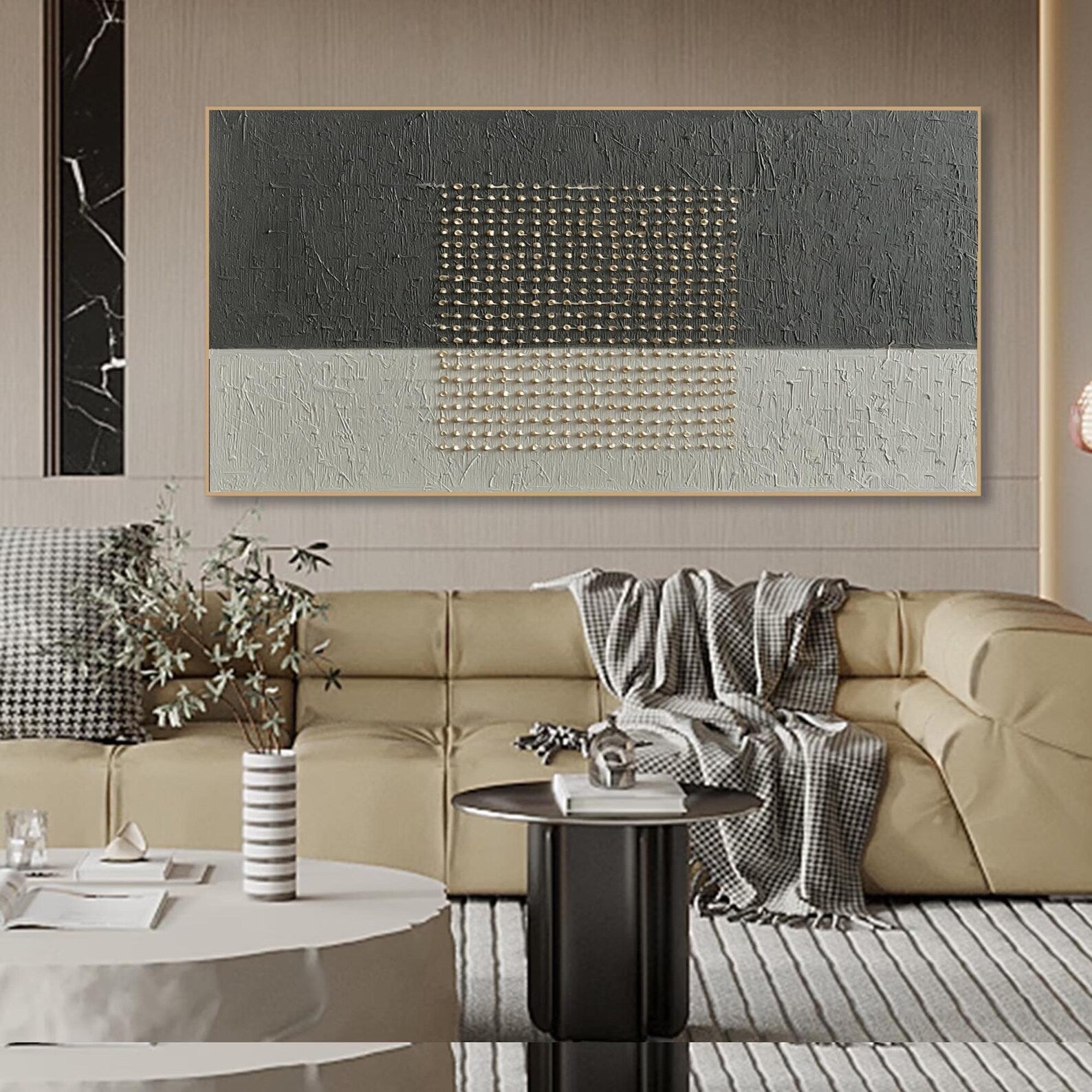 Textured Abstract Art | Refined Serenity