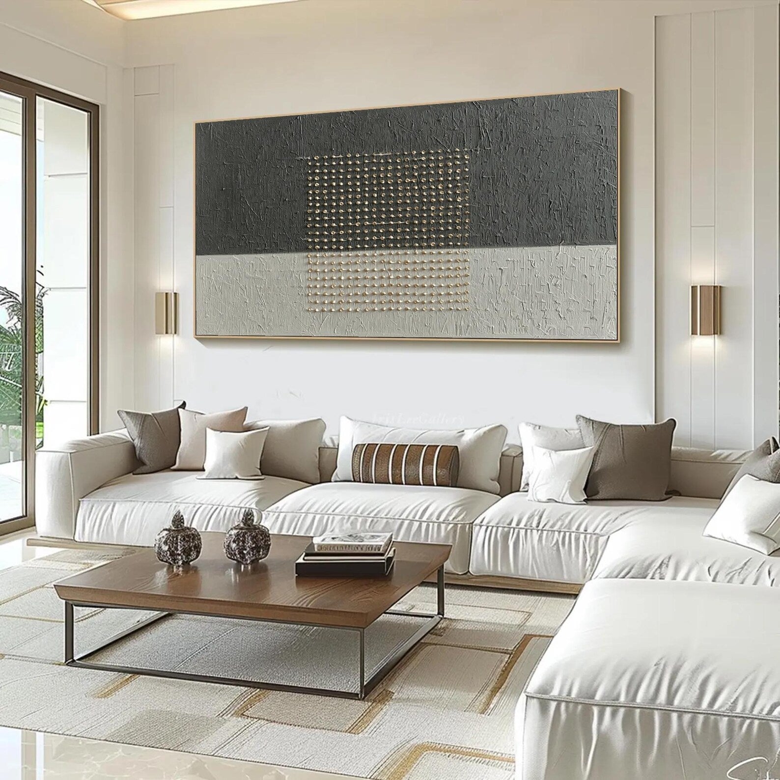 Textured Abstract Art | Refined Serenity