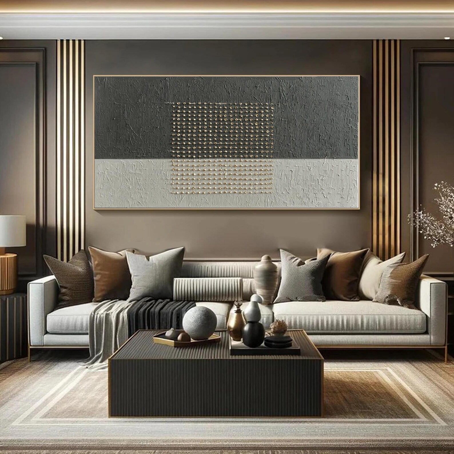 Textured Abstract Art | Refined Serenity