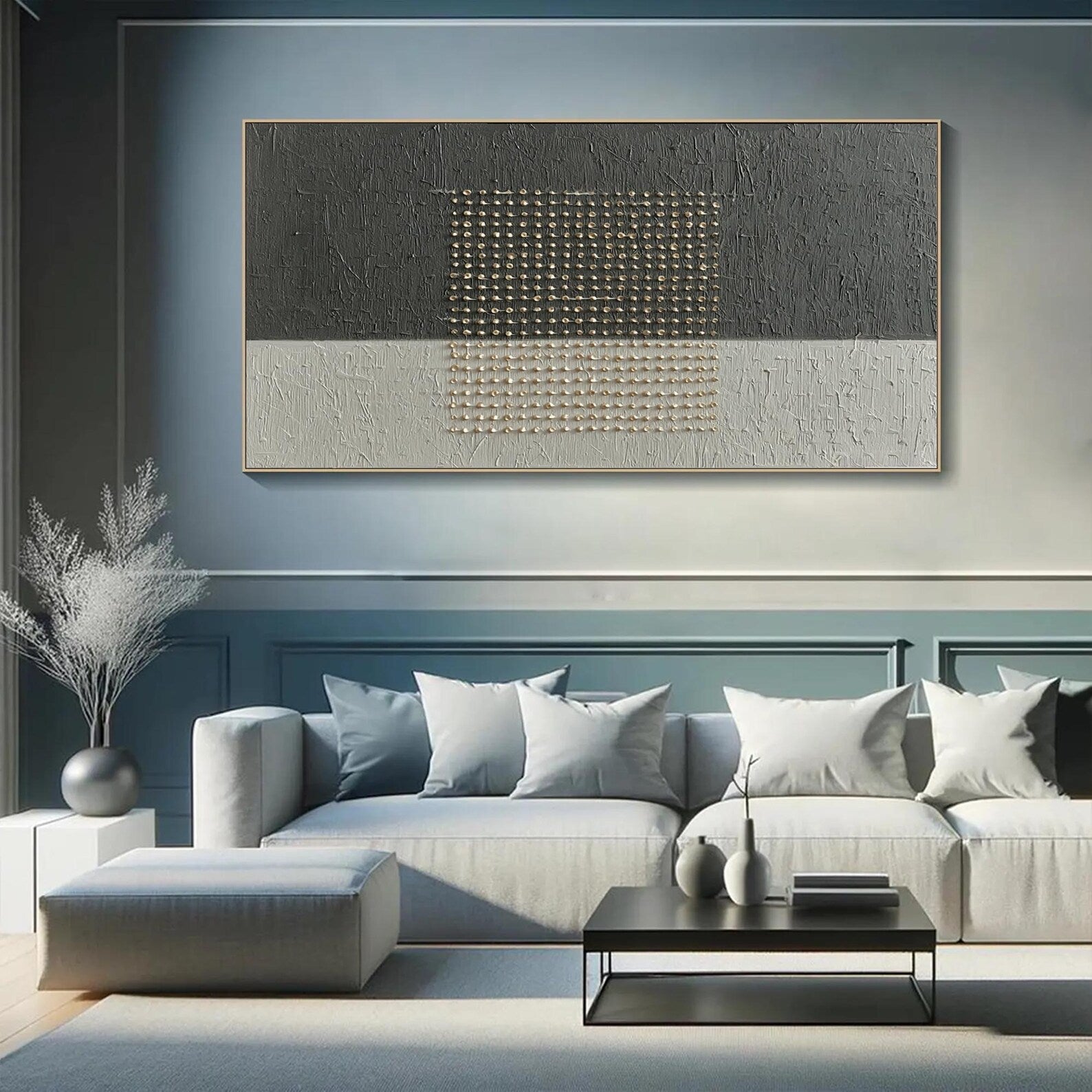 Textured Abstract Art | Refined Serenity