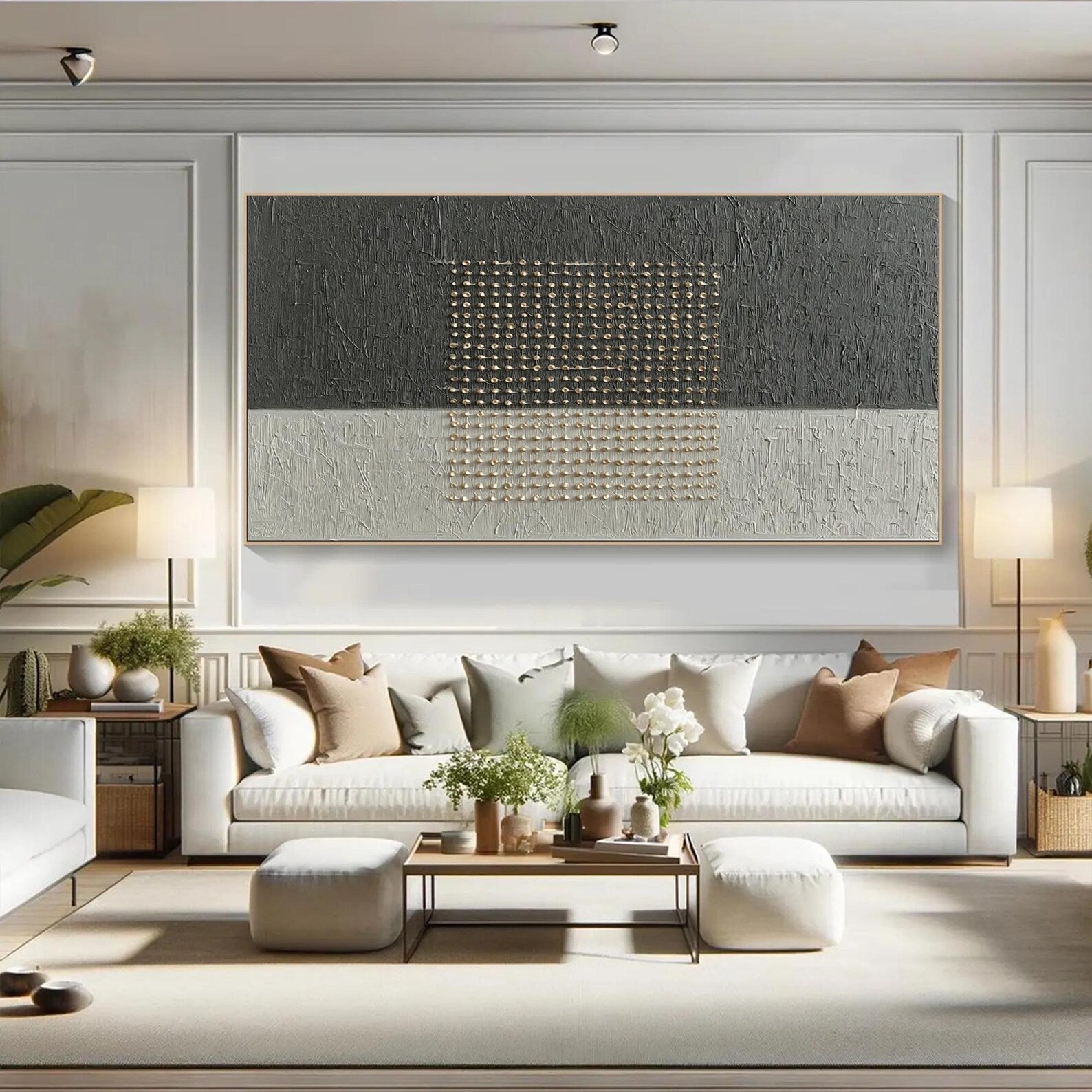 Textured Abstract Art | Refined Serenity