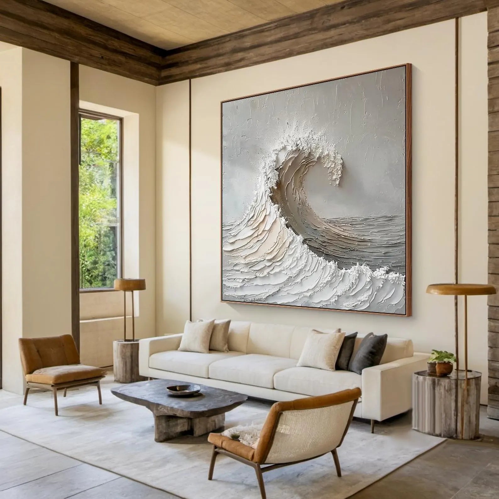 Textured Oceanic Art | Calm Power