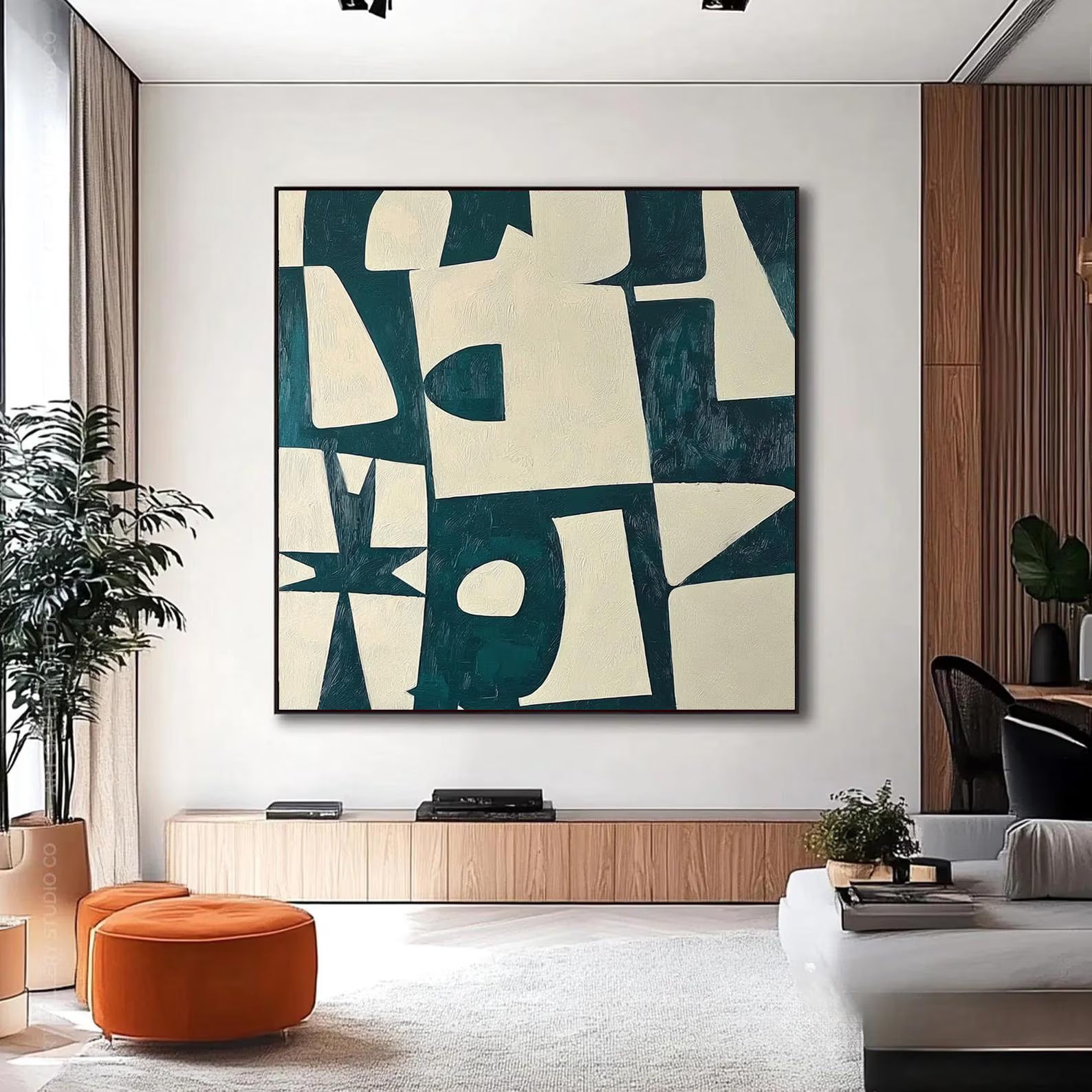 Abstract Geometric Art | Timeless Sophistication