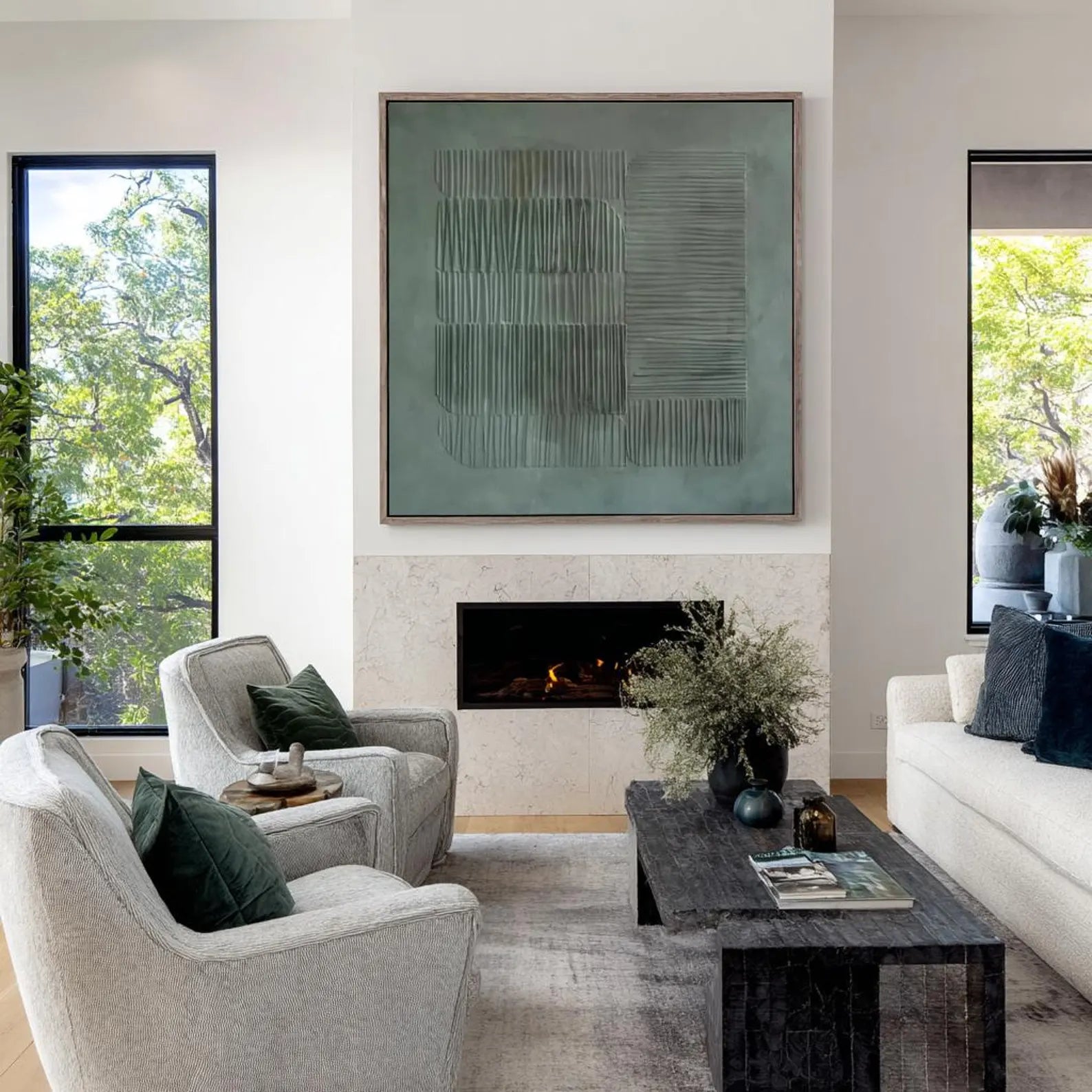Textured Abstract Wall Art | Minimalist Modern Charm