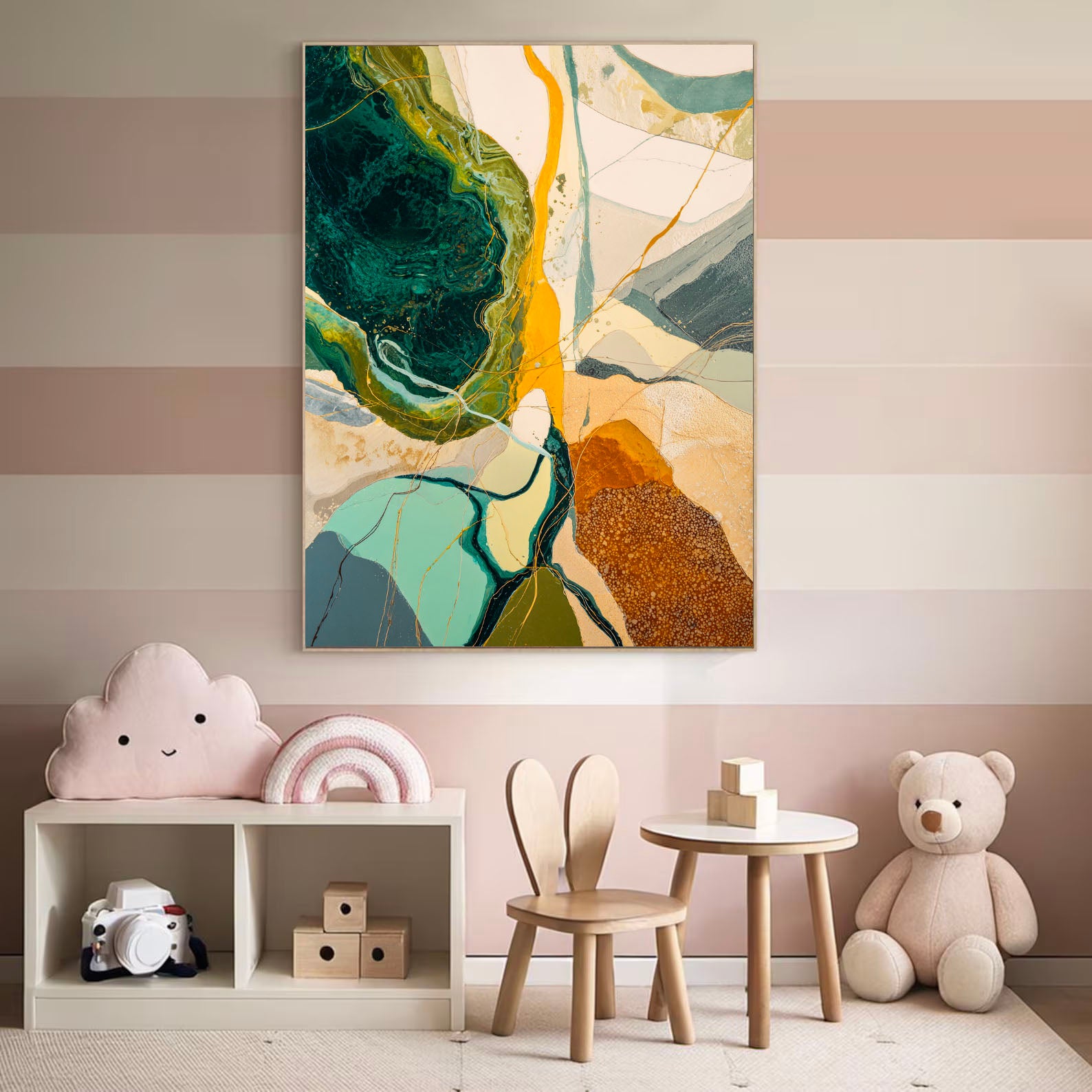 Textured Earthy Flow | Luxe Vibrancy