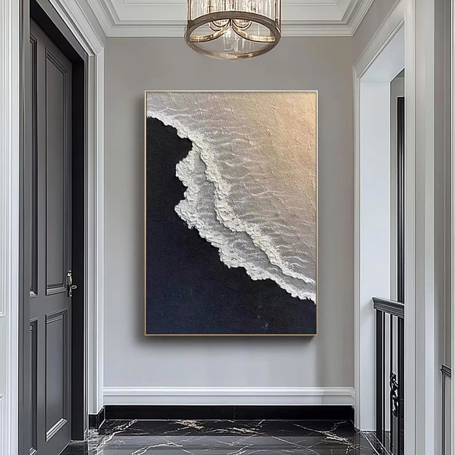 Textured Coastal Art | Luxe Serenity