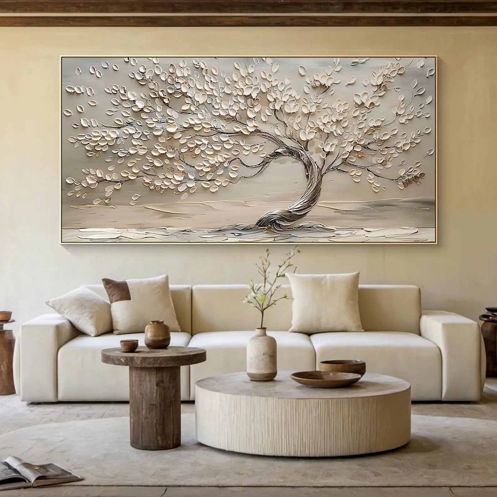 Textured Arbor Art | Tranquil Grace