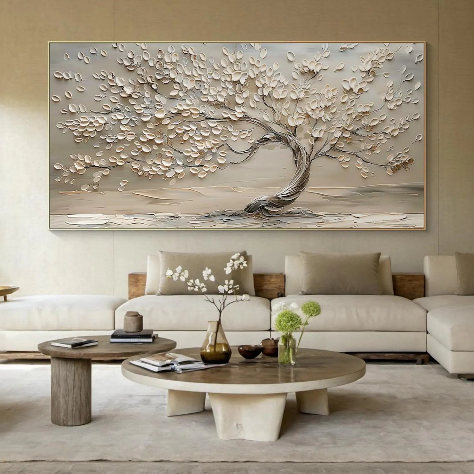 Textured Arbor Art | Tranquil Grace