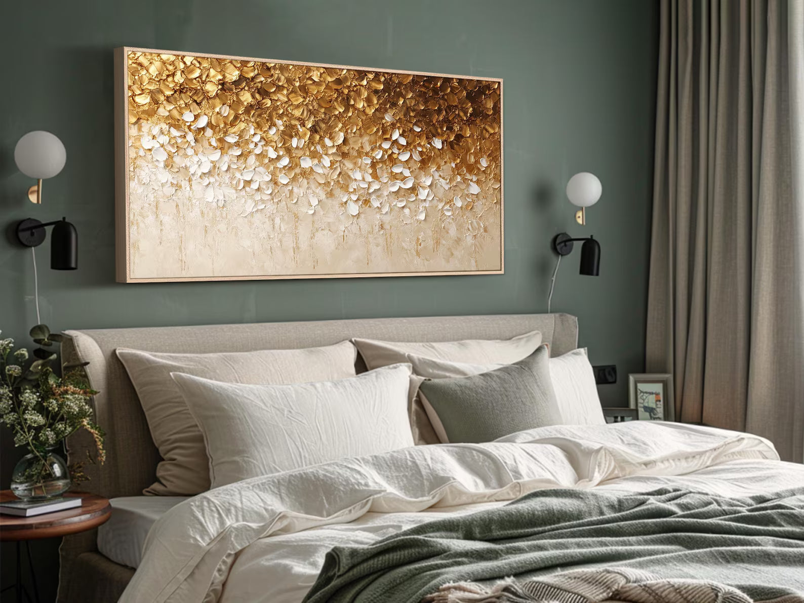 Textured Chryselephantine Opulence | Aureate Petals