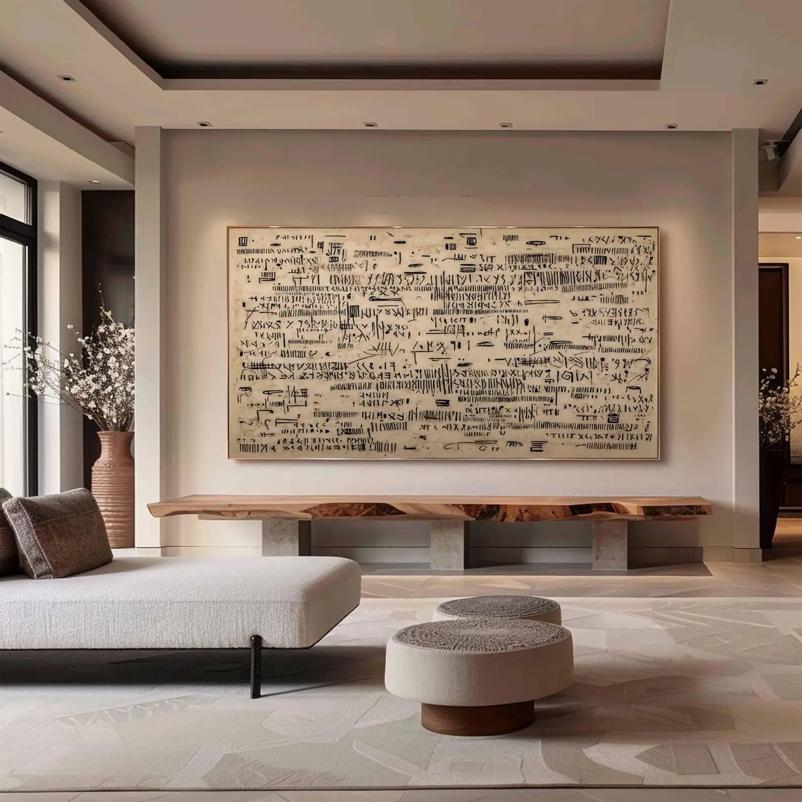 Linear Calligraphic Art | Eclectic Sophistication