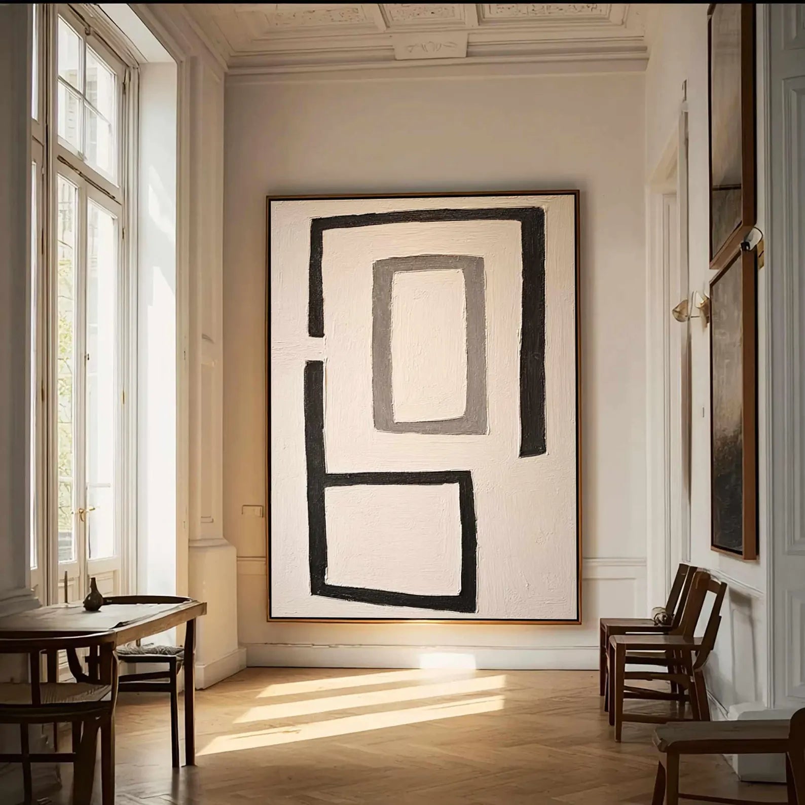 Geometric Block Art | Minimalist Sophistication