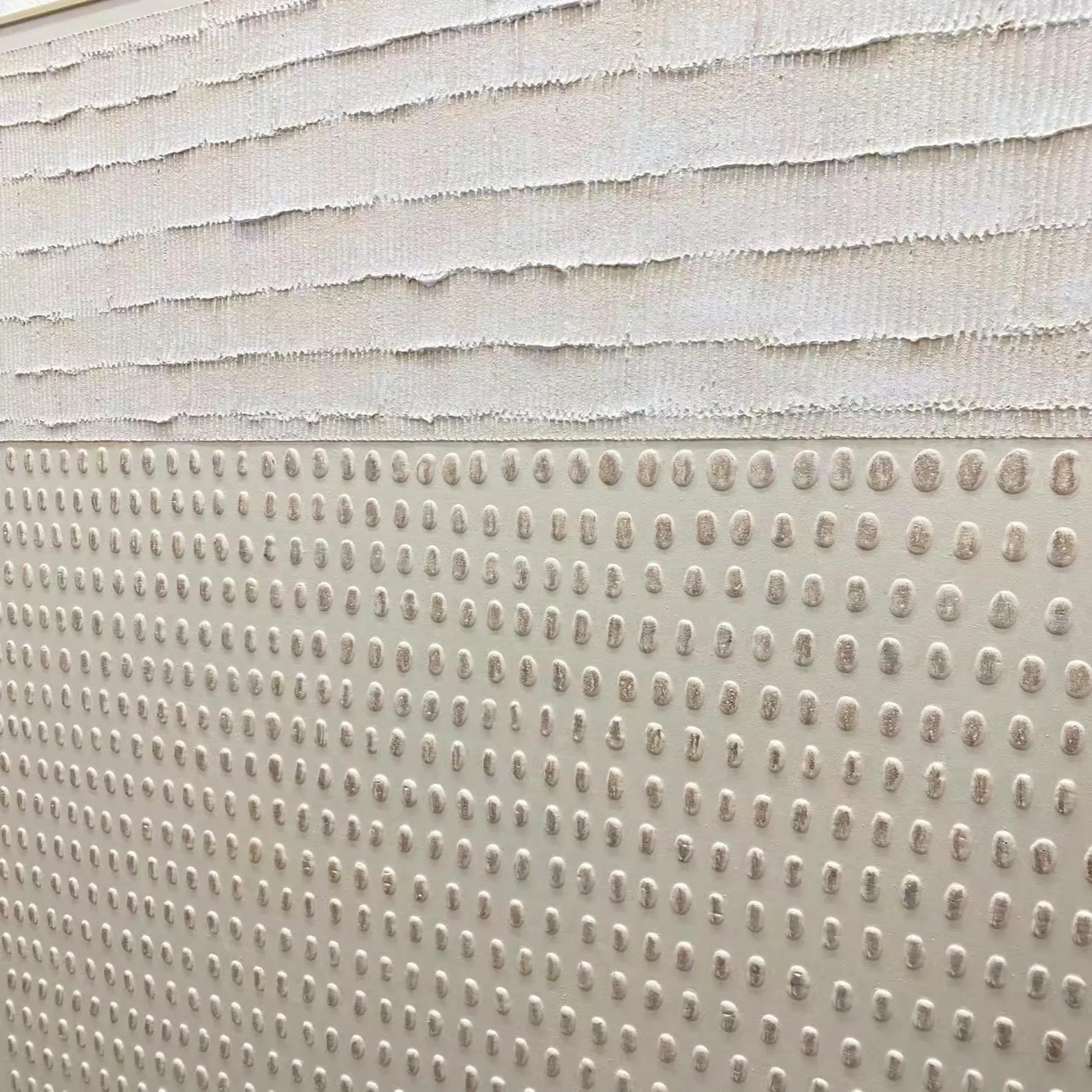 Textured Grid Luxury | Beige Matrix