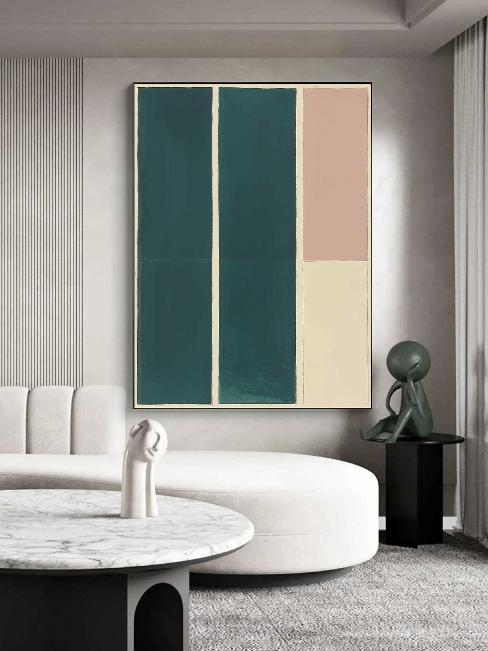 Textured Color Block Abstract | Modern Luxe