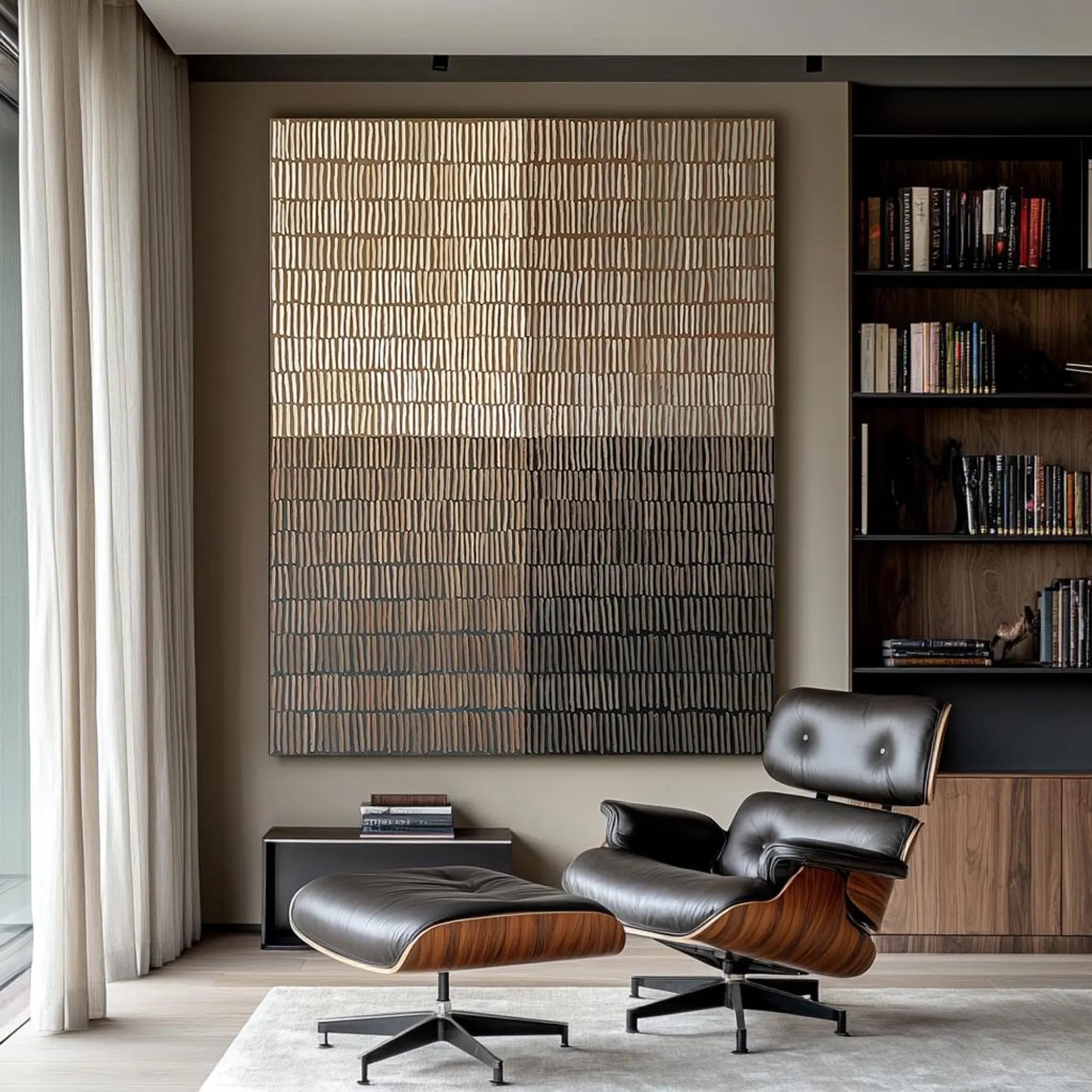 Abstract Textured Art | Modern Luxe Atmosphere