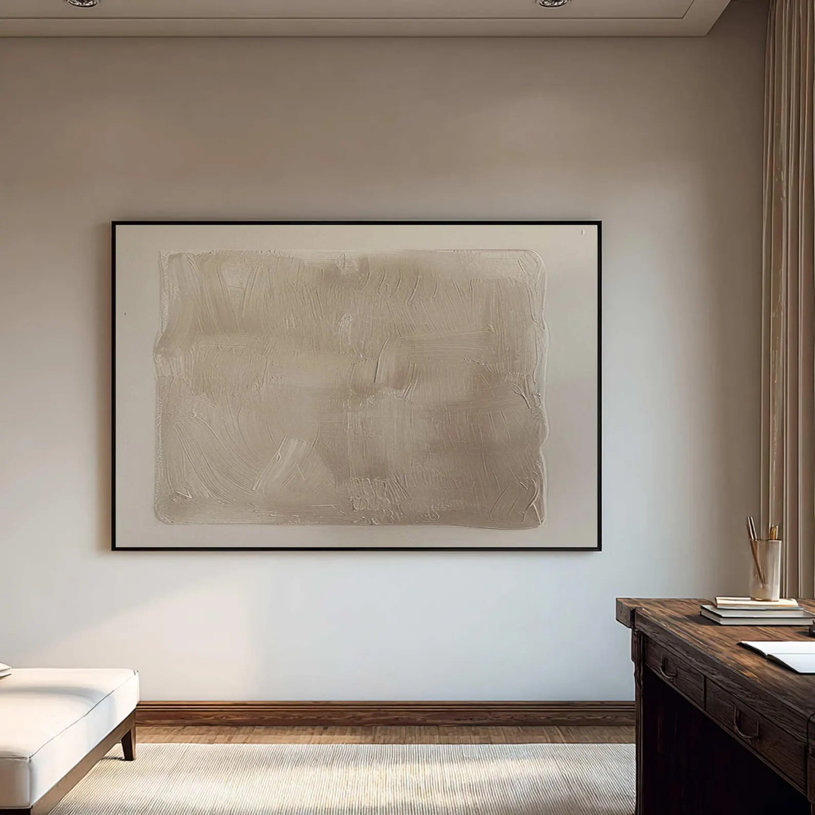 Textured Earthy-Tone Art | Understated Serenity