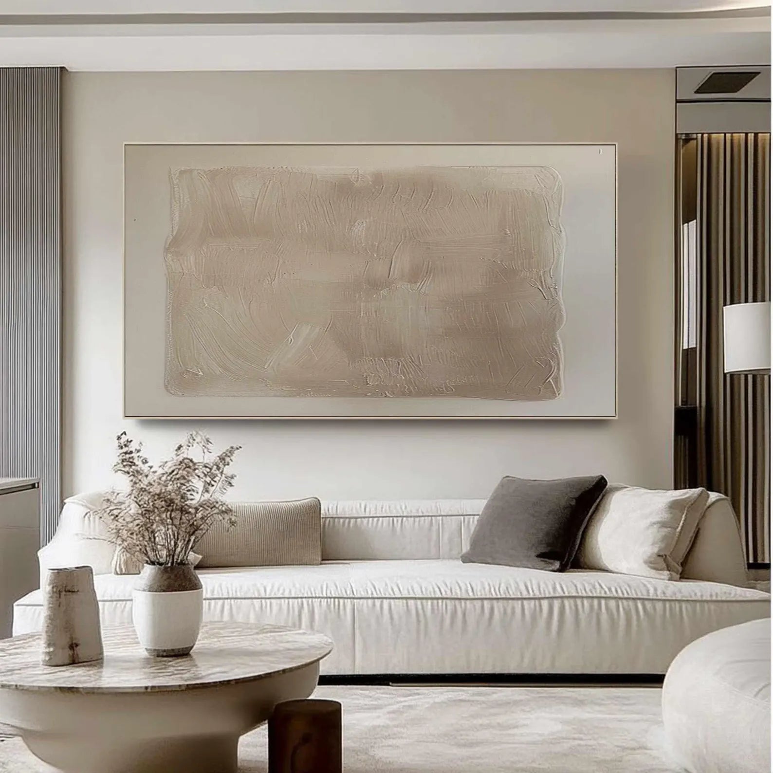 Textured Earthy-Tone Art | Understated Serenity