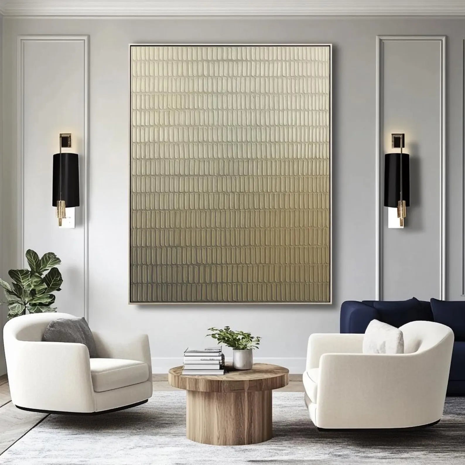 Minimalist Textured Art | Elegant Depth